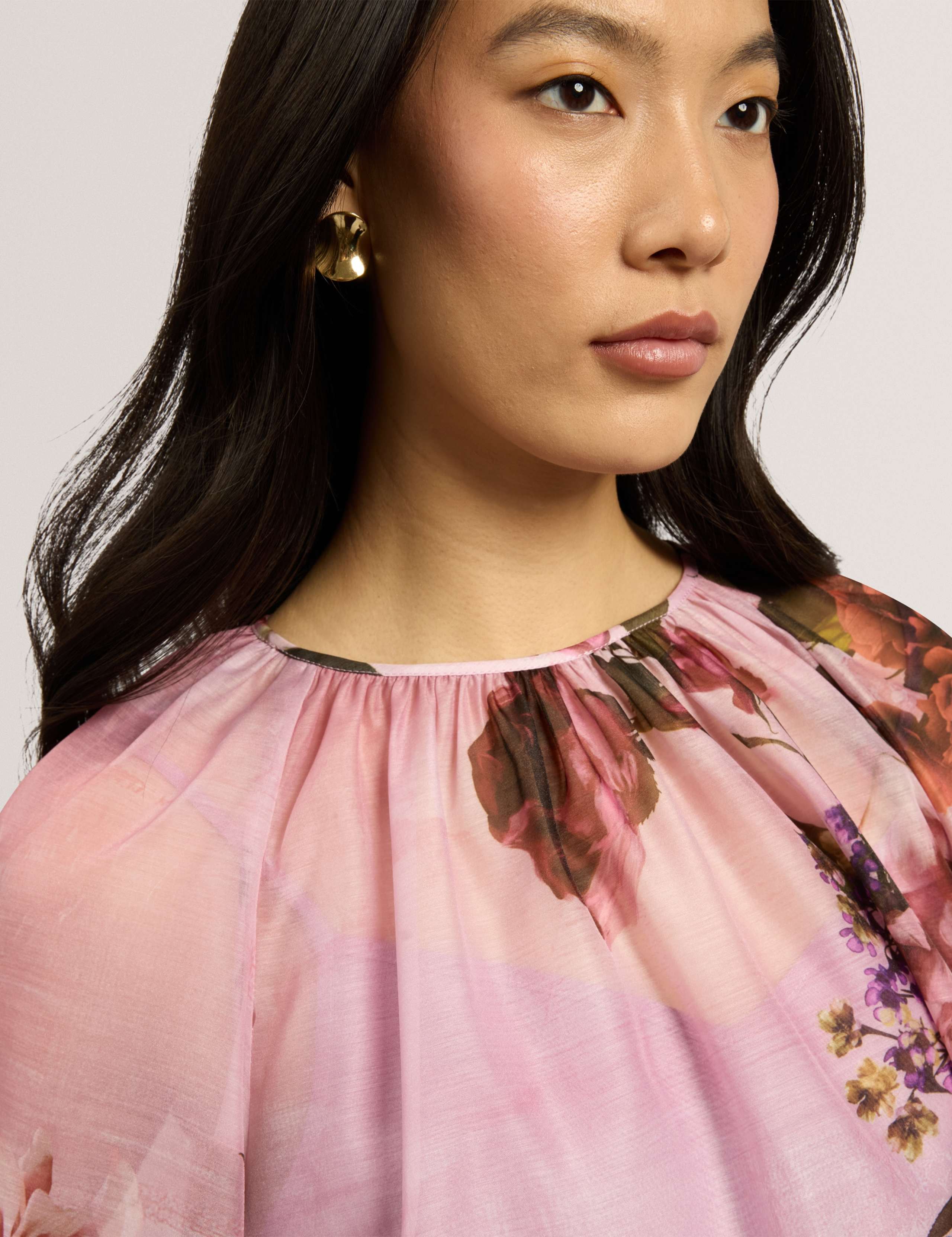 Floral Puff Sleeve Blouse 5 of 7