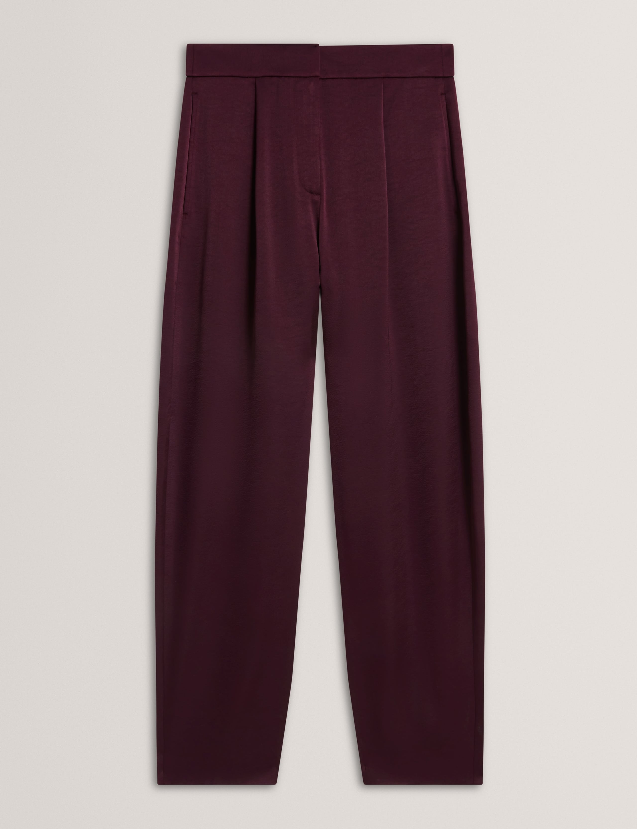 Pleated Barrel Leg Trousers 2 of 7