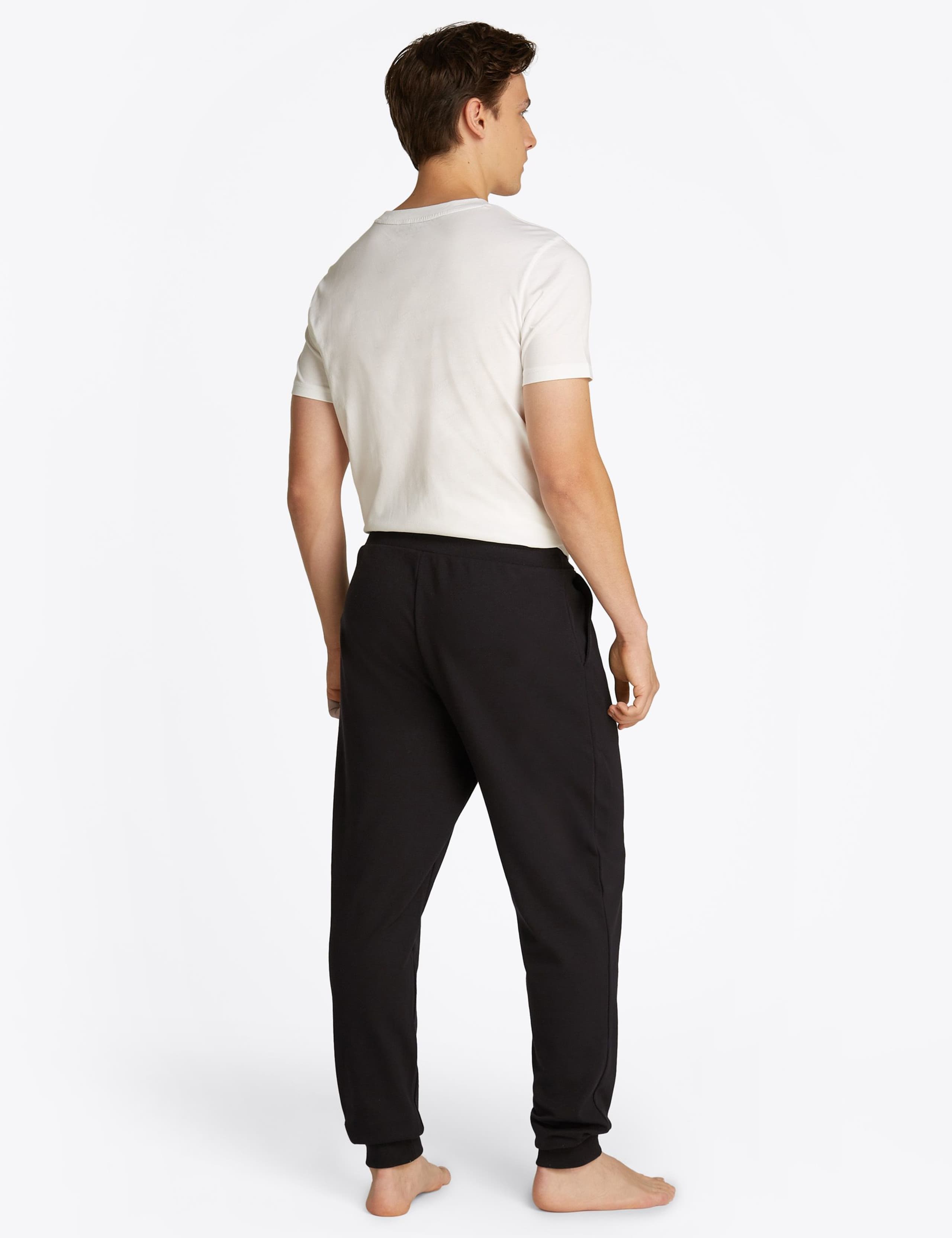 Original Cotton Rich Cuffed Logo Joggers 4 of 5