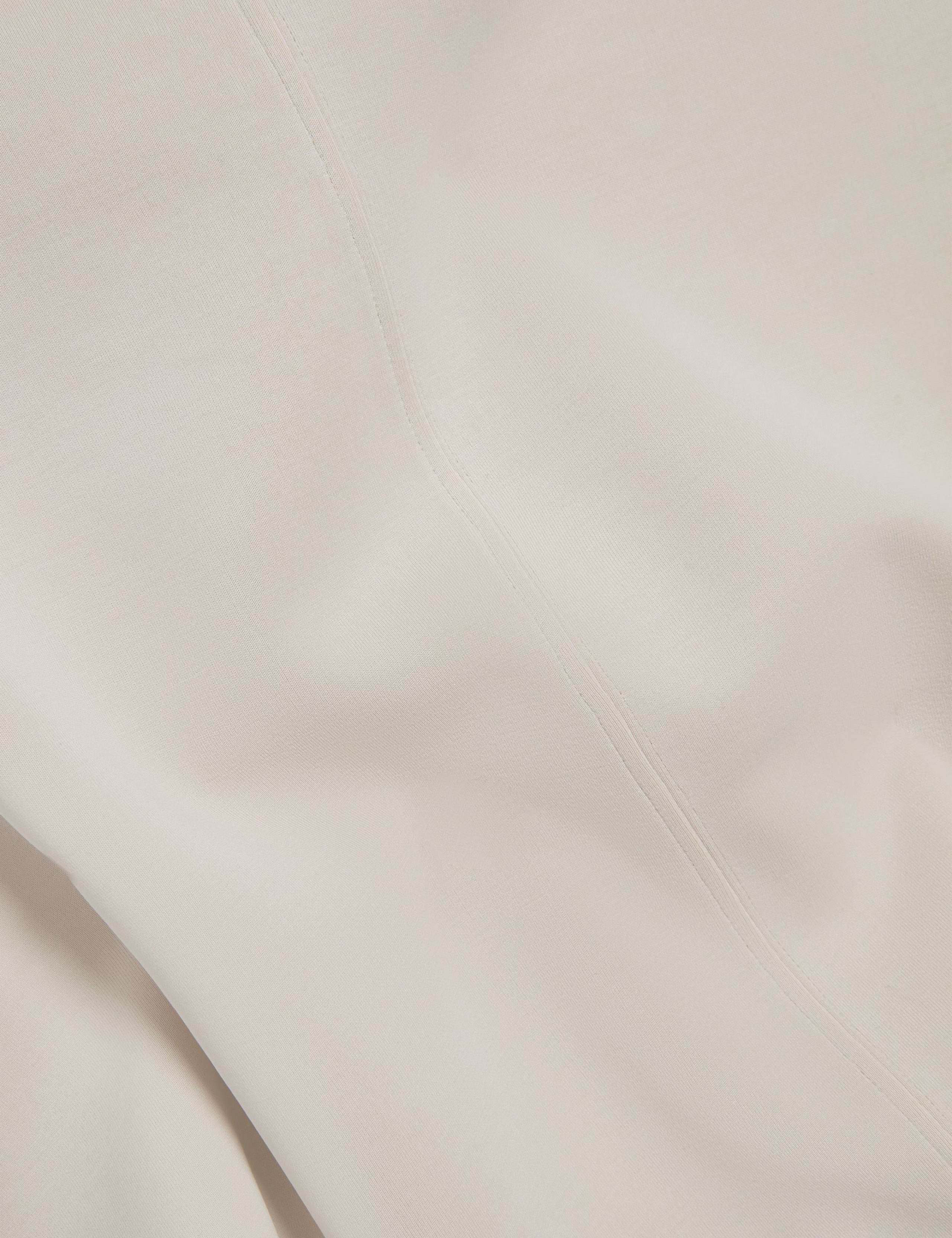 Cupro Blend Funnel Neck Sweatshirt 6 of 6