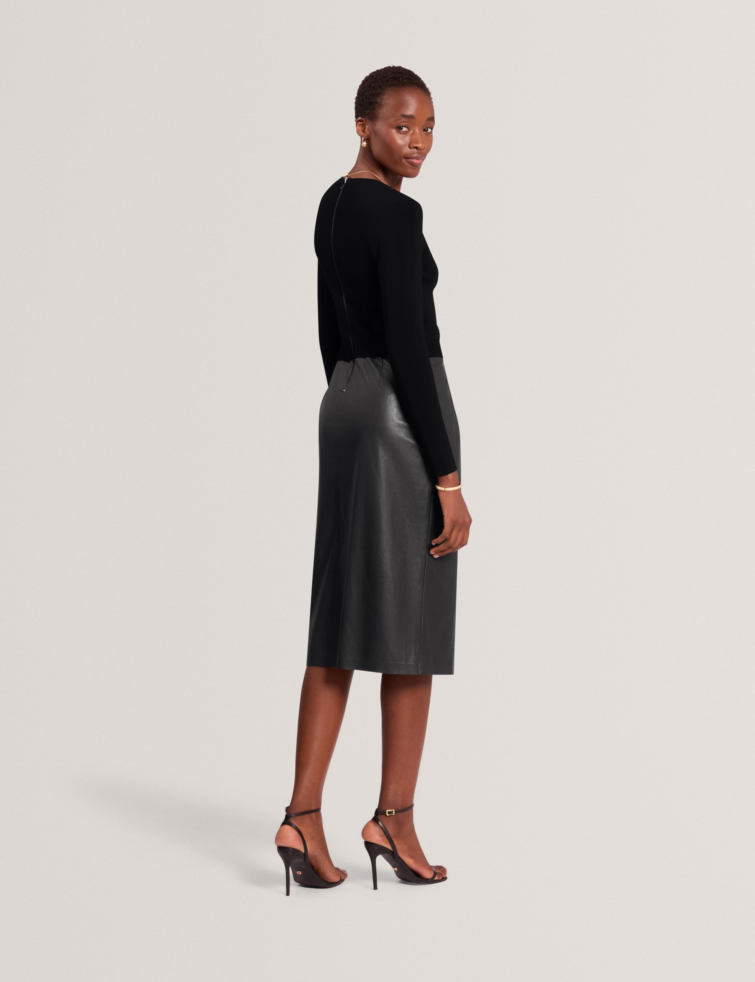 Round Neck Mini Waisted Dress 4 of 7