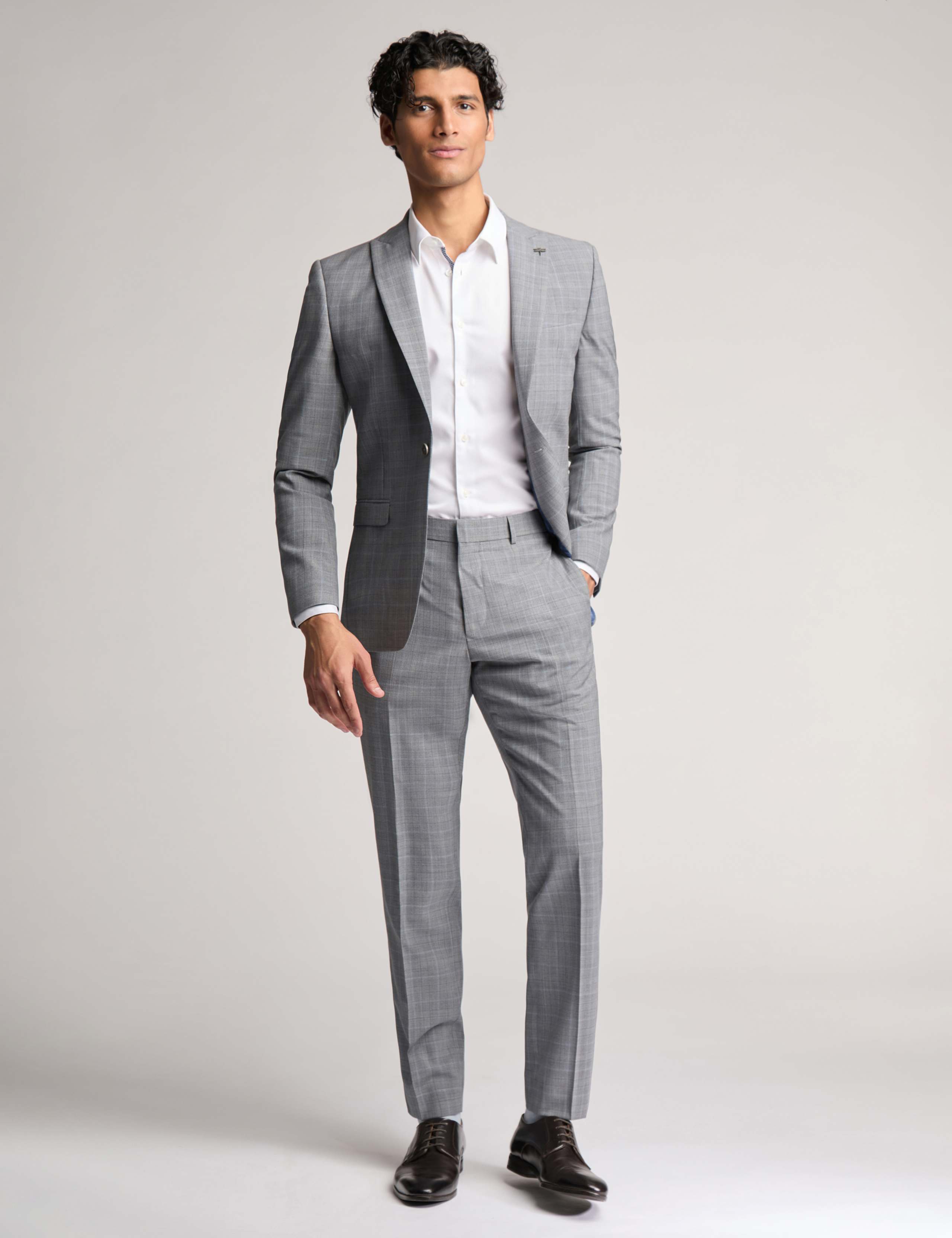 Slim Fit Wool Rich Check Suit Jacket 4 of 6