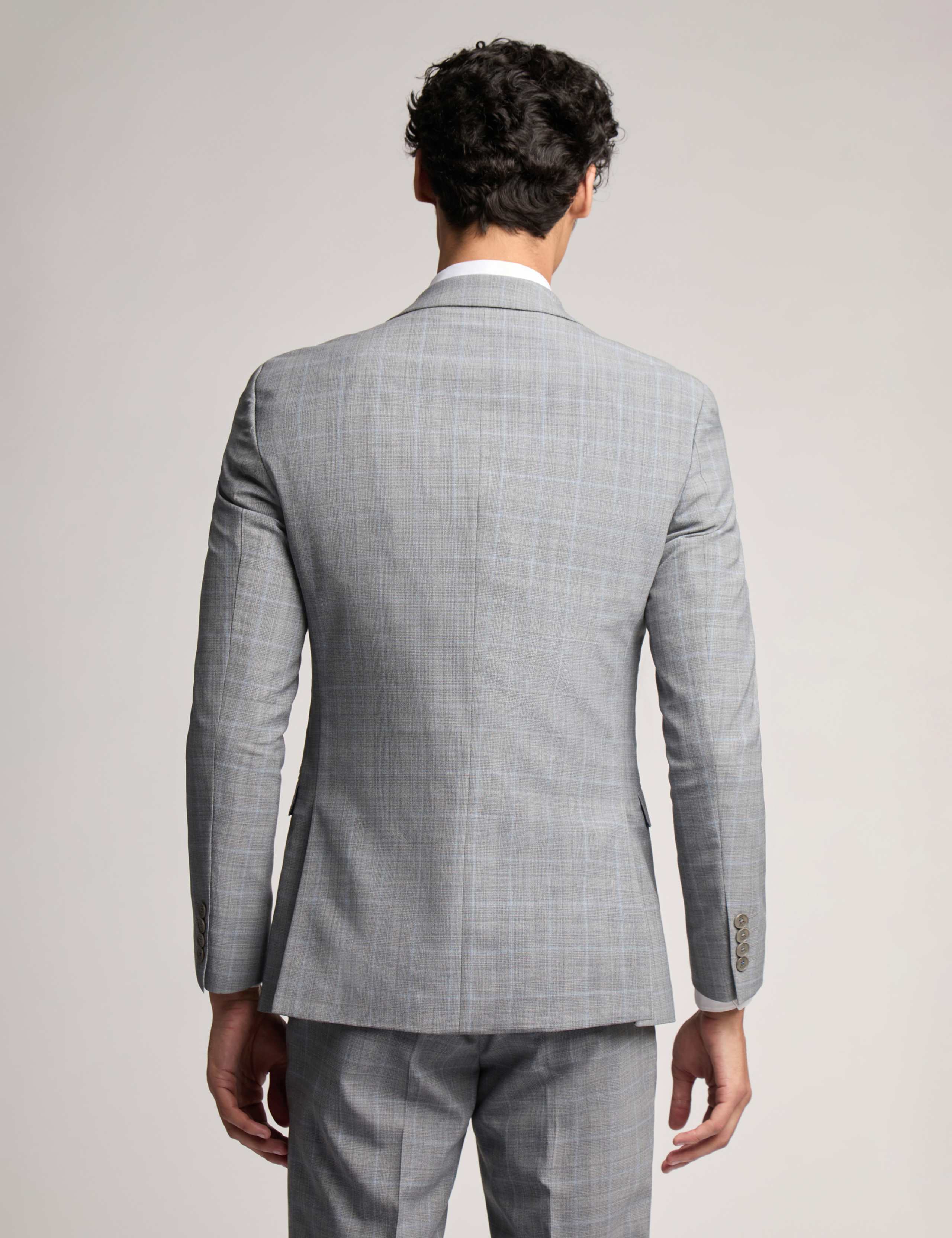 Slim Fit Wool Rich Check Suit Jacket 5 of 6