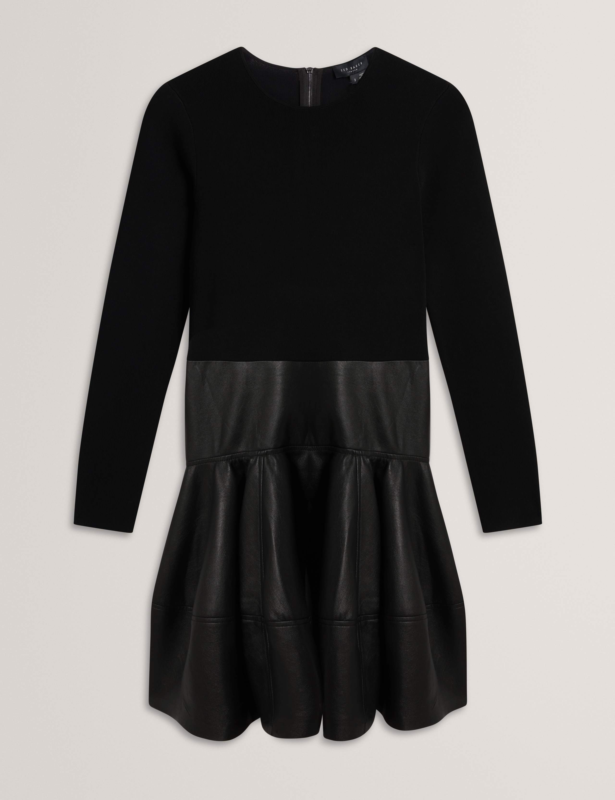 Round Neck Mini Skater Dress 2 of 7