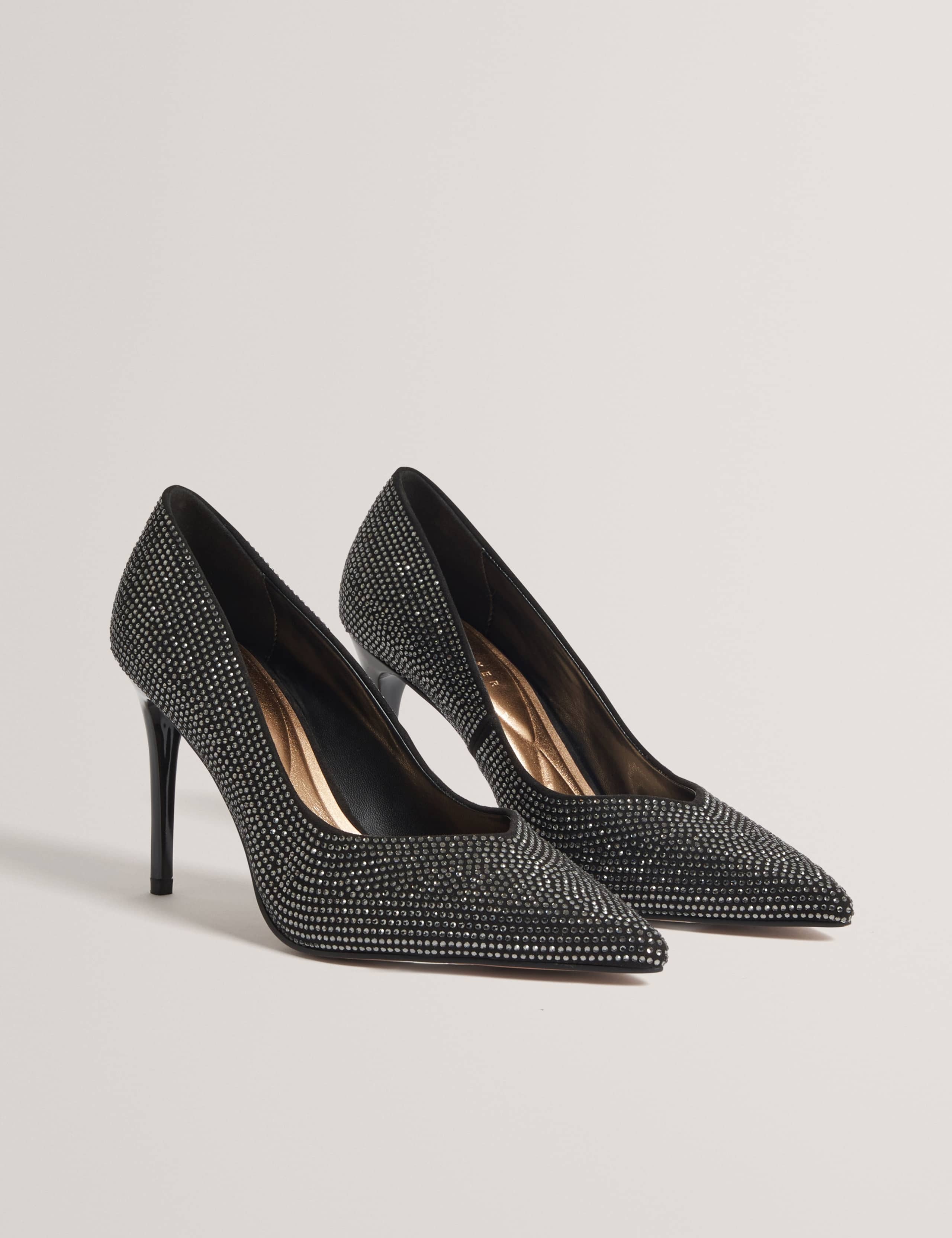 Slip On Stiletto Heel Court Shoes 2 of 4