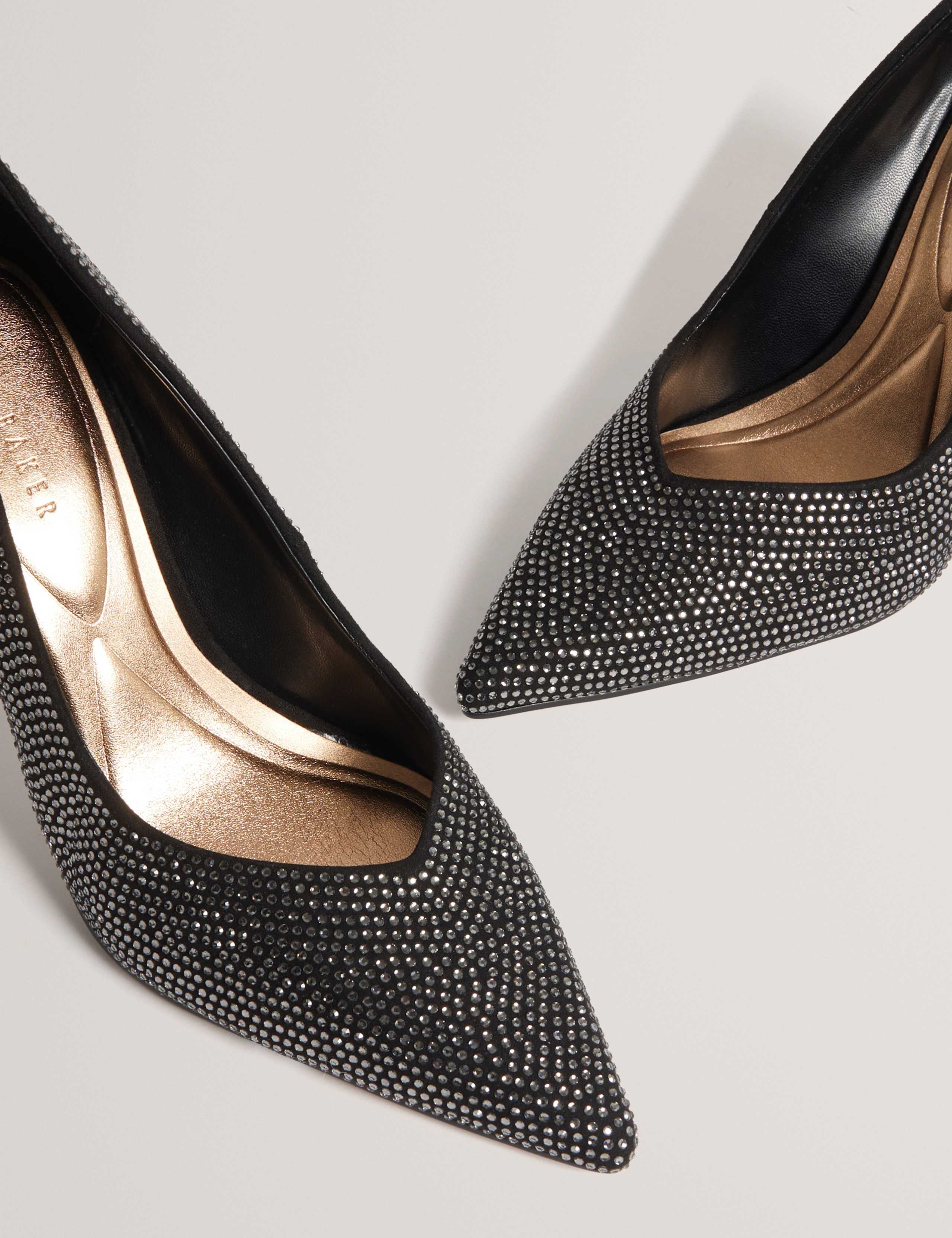 Slip On Stiletto Heel Court Shoes 4 of 4