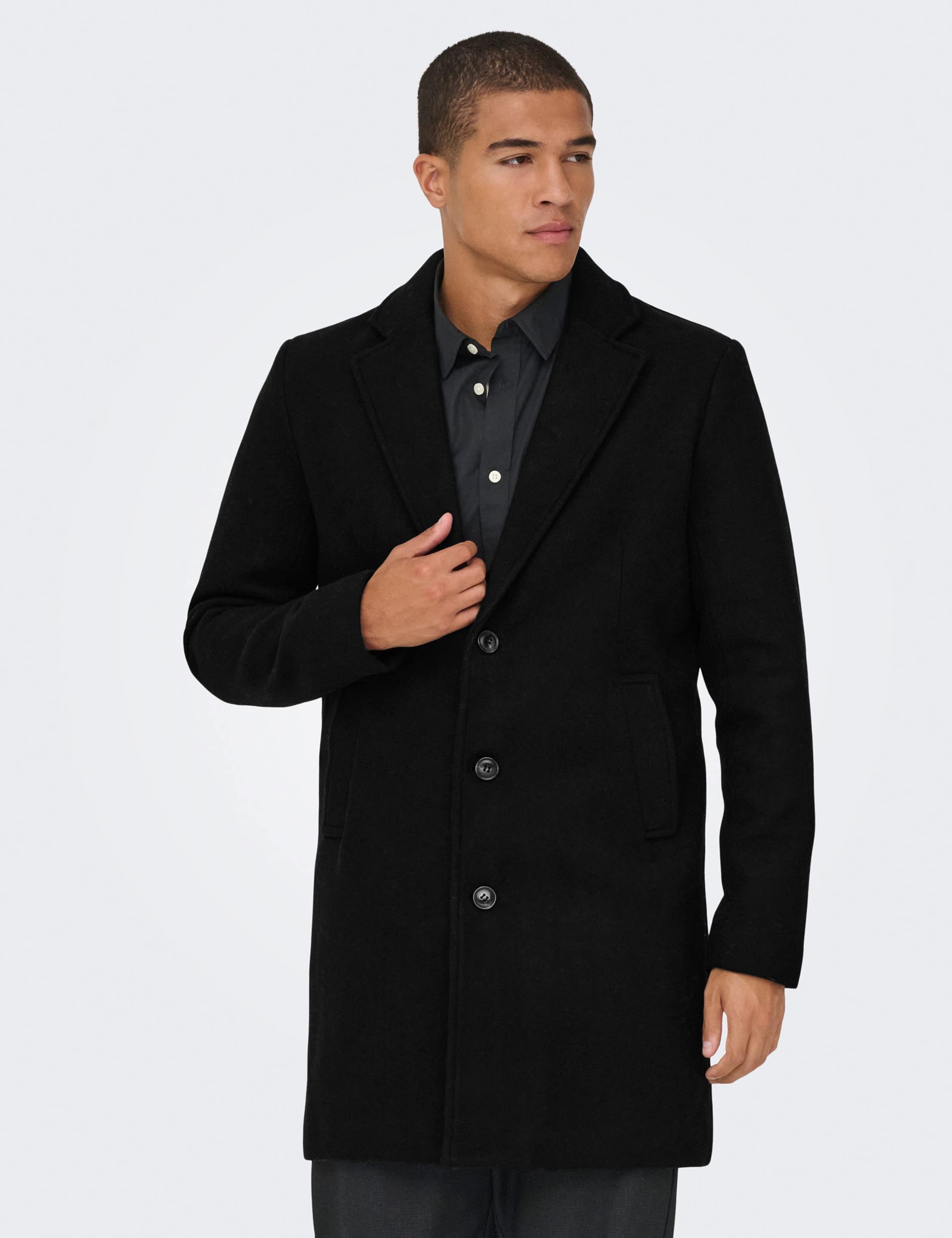 Wool Blend Overcoat 1 of 7