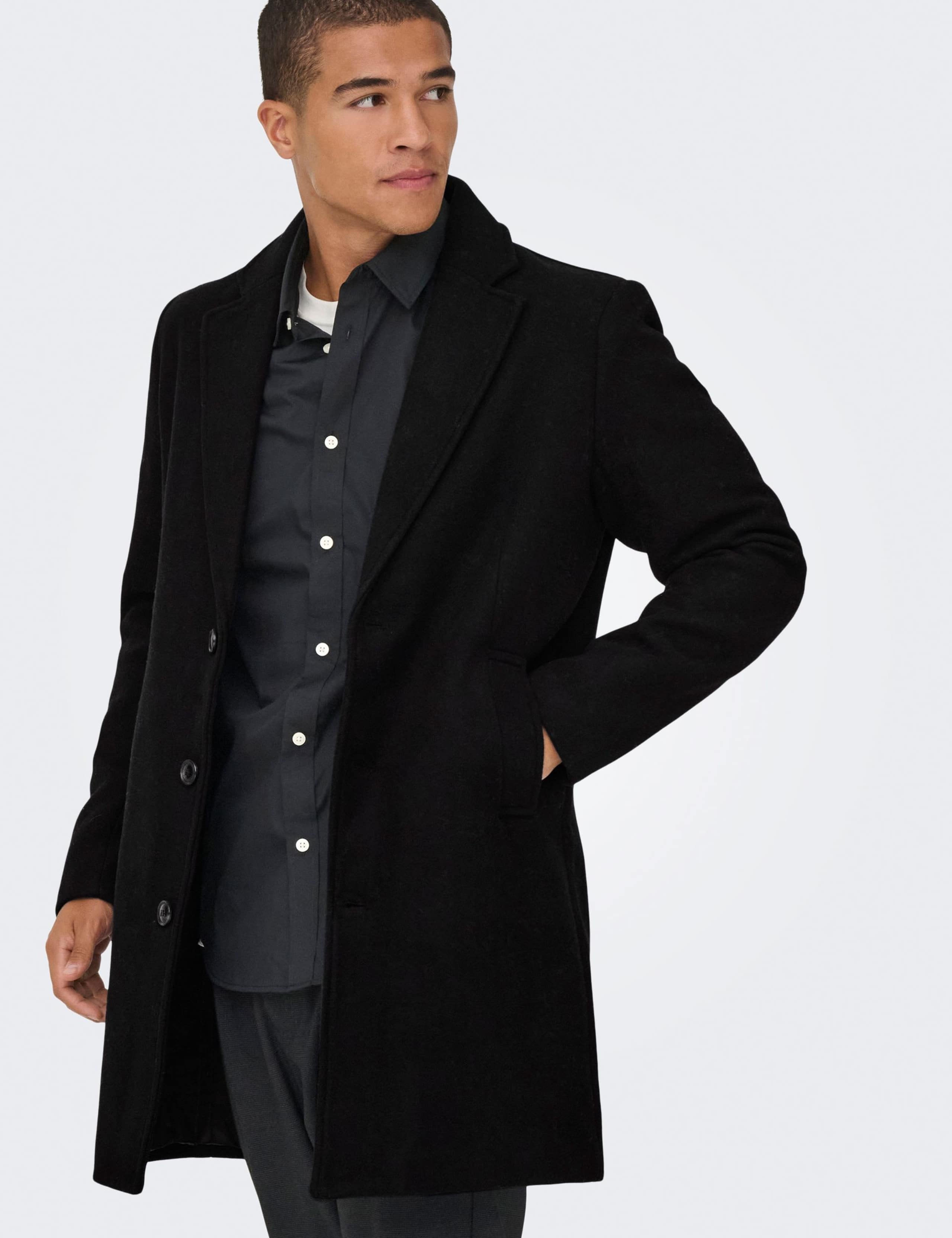 Wool Blend Overcoat 5 of 7