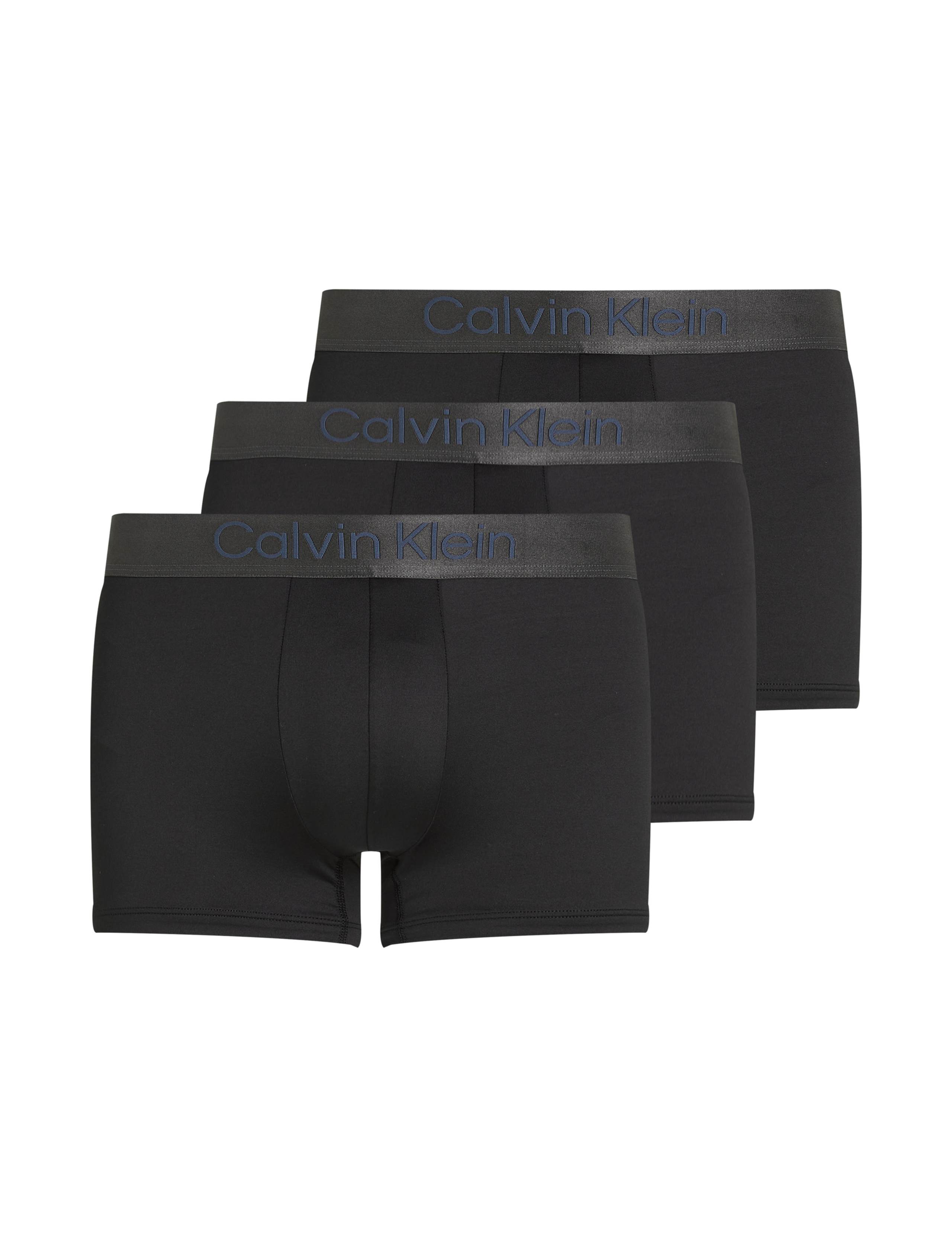 3 Pack Brushed Micro Stretch Trunks 1 of 5