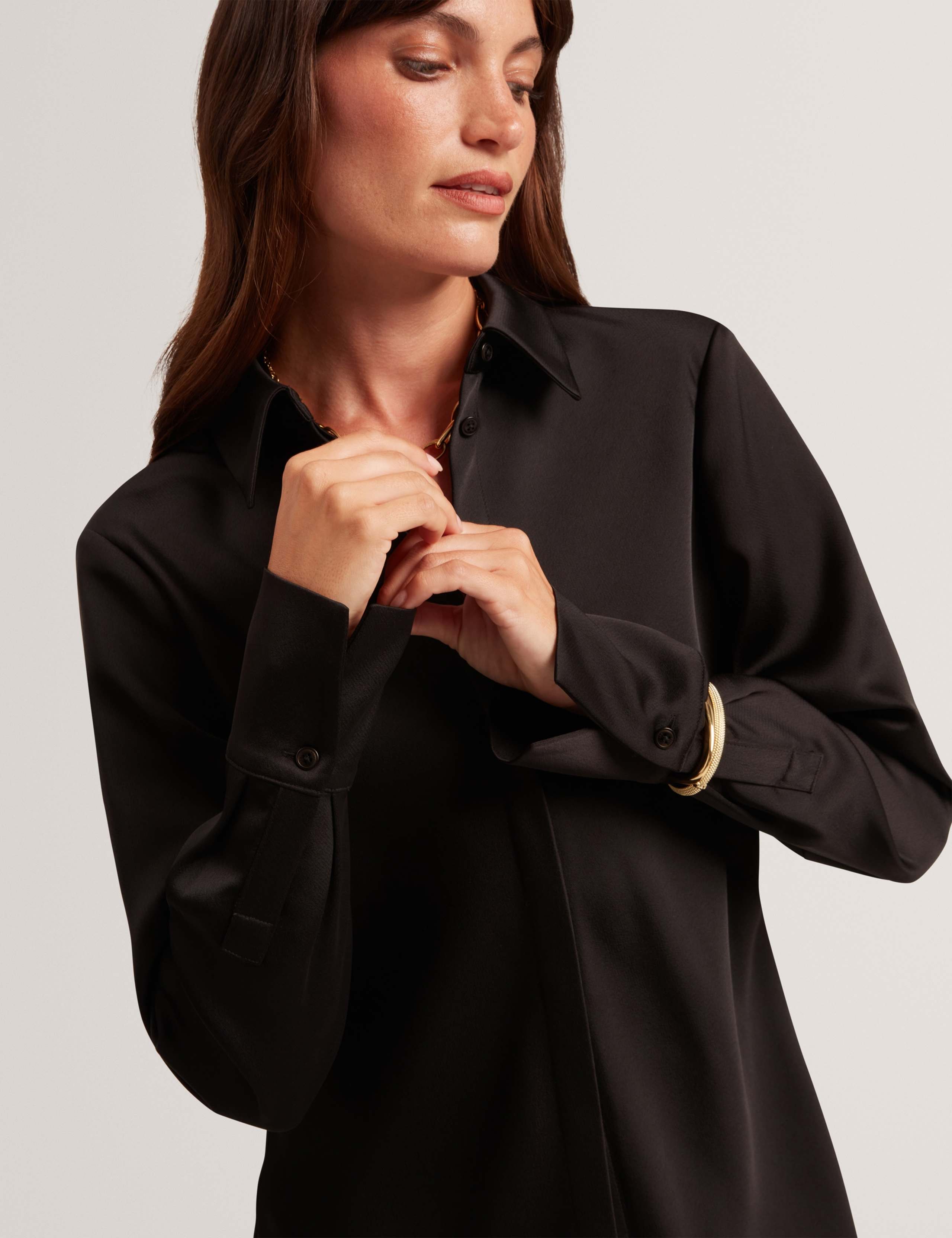 Satin Collared Shirt 6 of 7