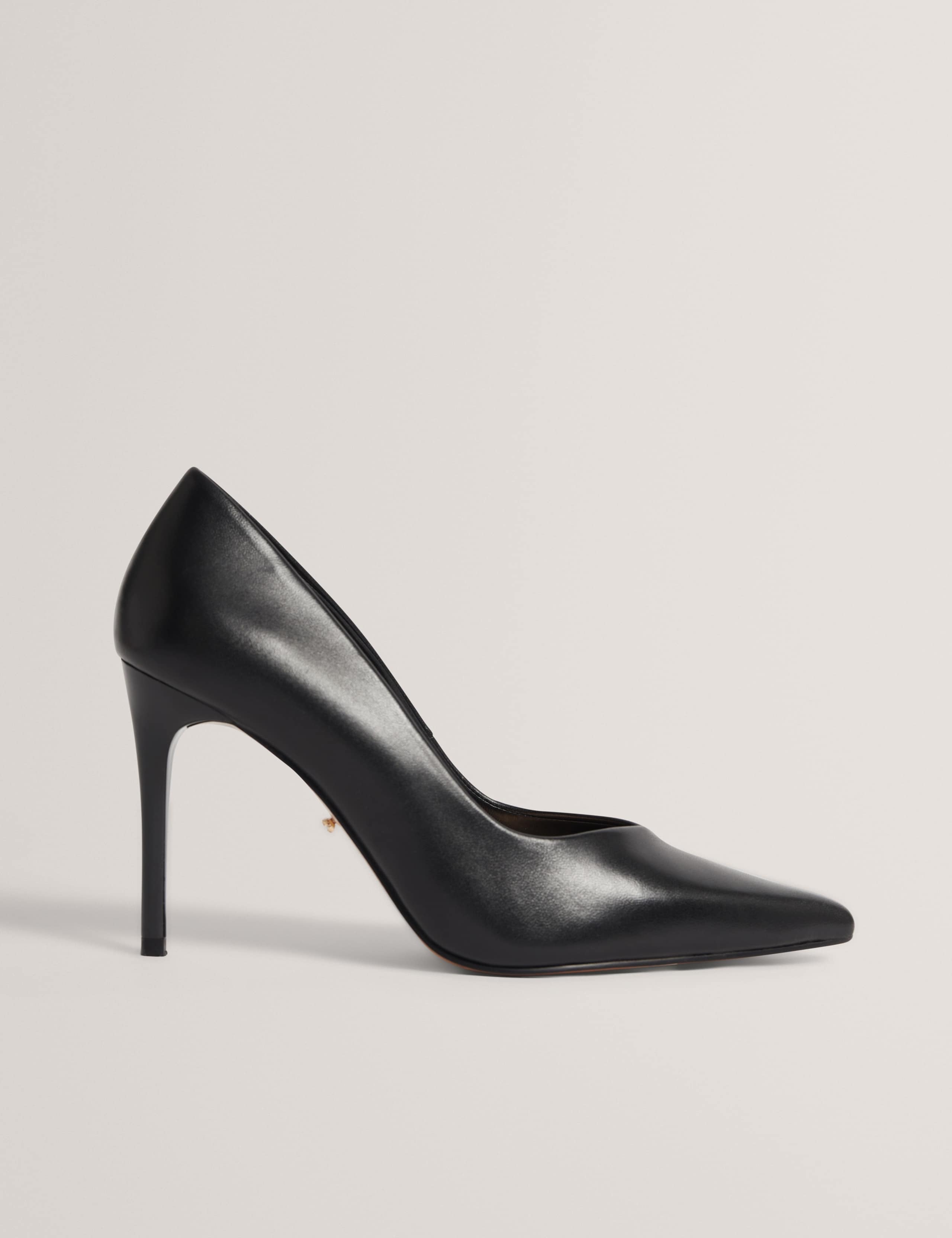 Slip On Stiletto Heel Court Shoes 1 of 4