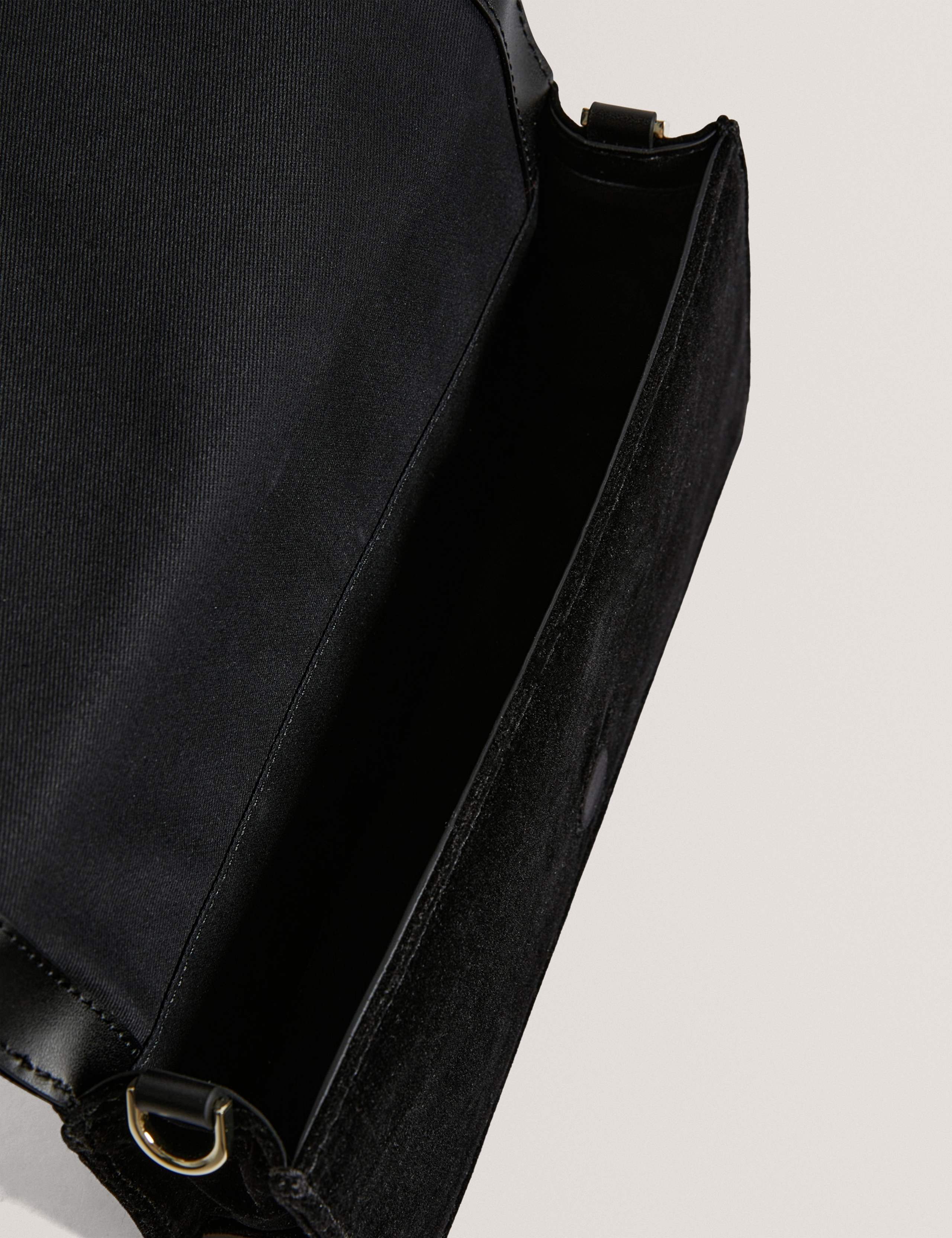Velvet Top Handle Shoulder Bag 5 of 5