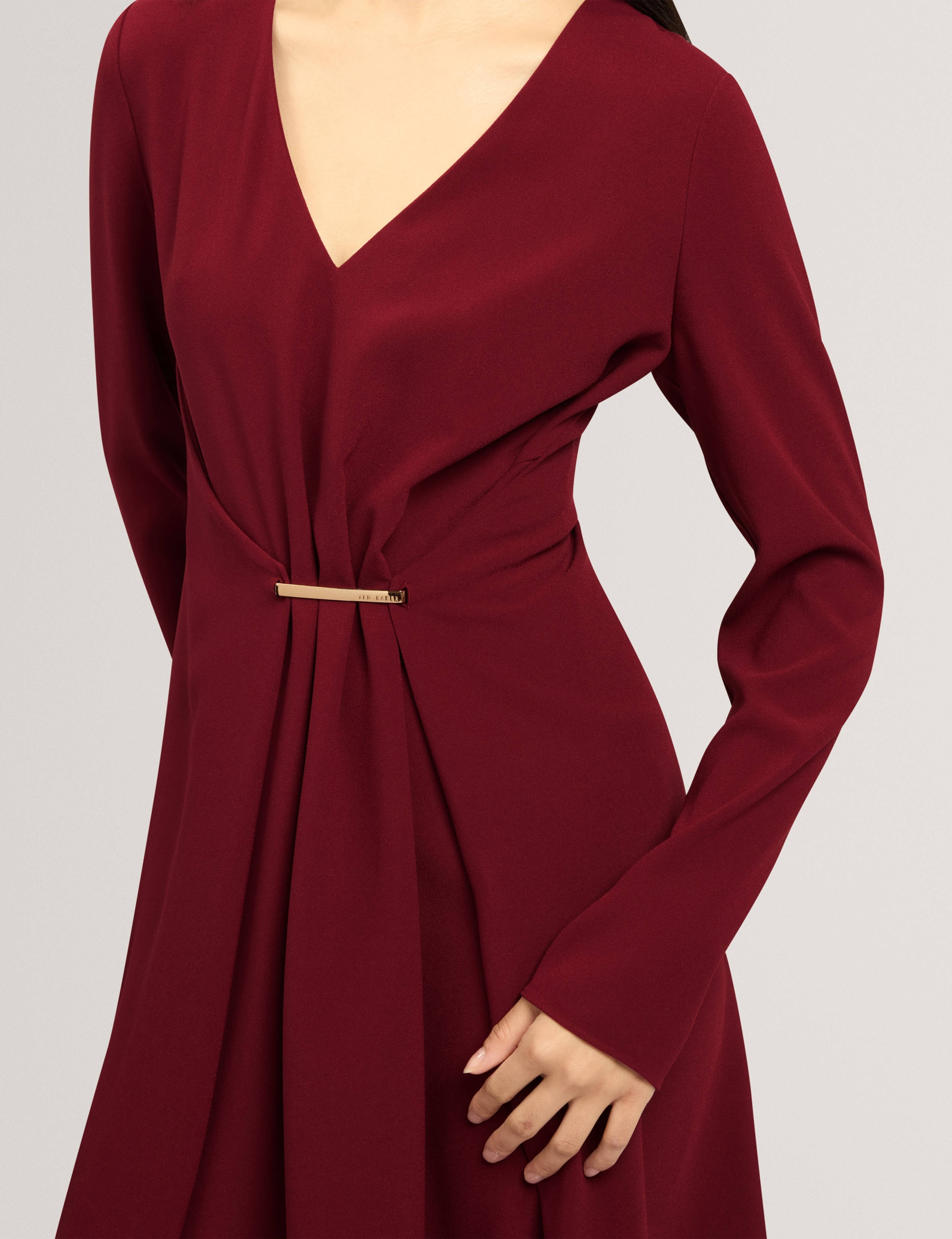 V-Neck Mini Skater Dress 6 of 7