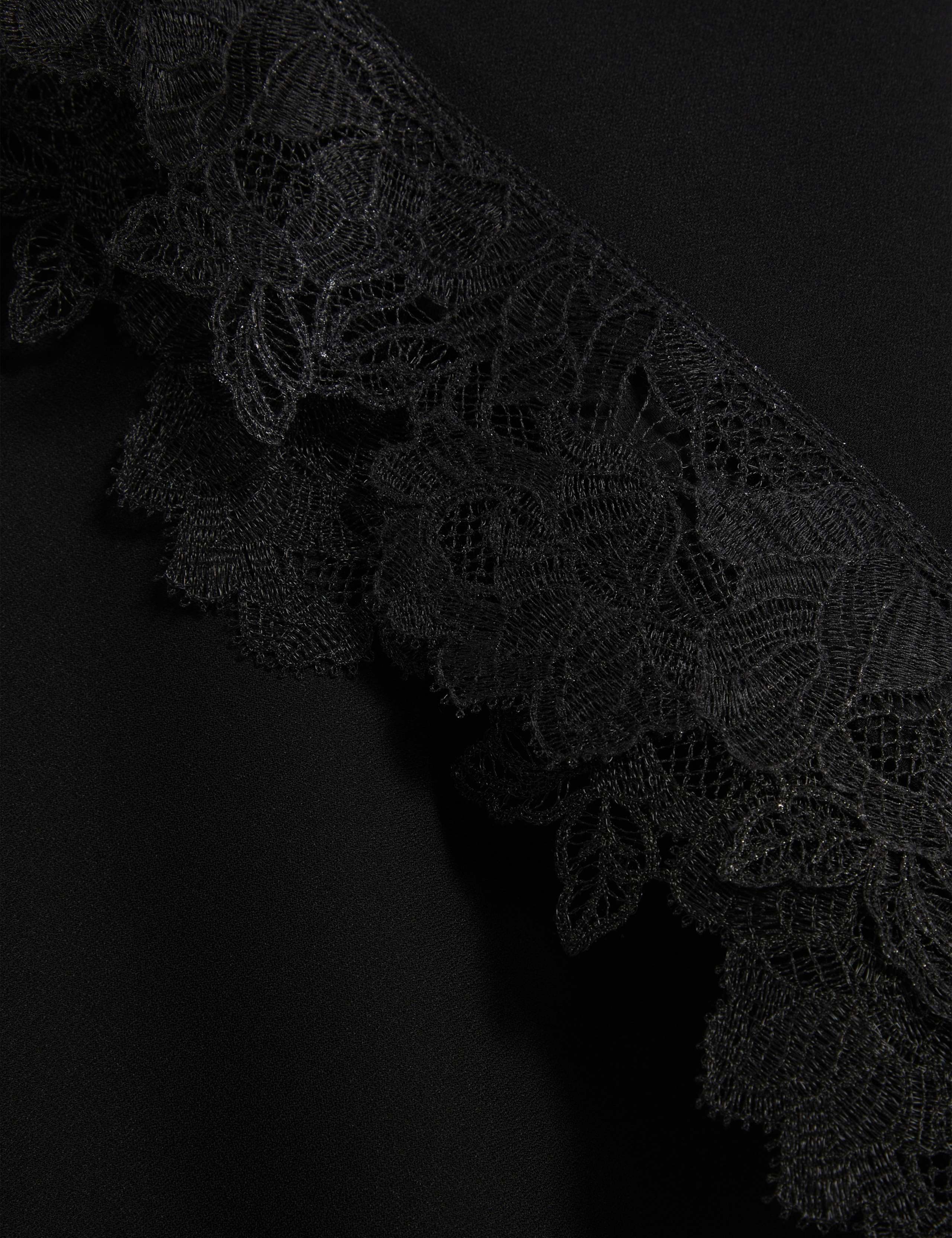 Lace Detail Batwing Top 7 of 7