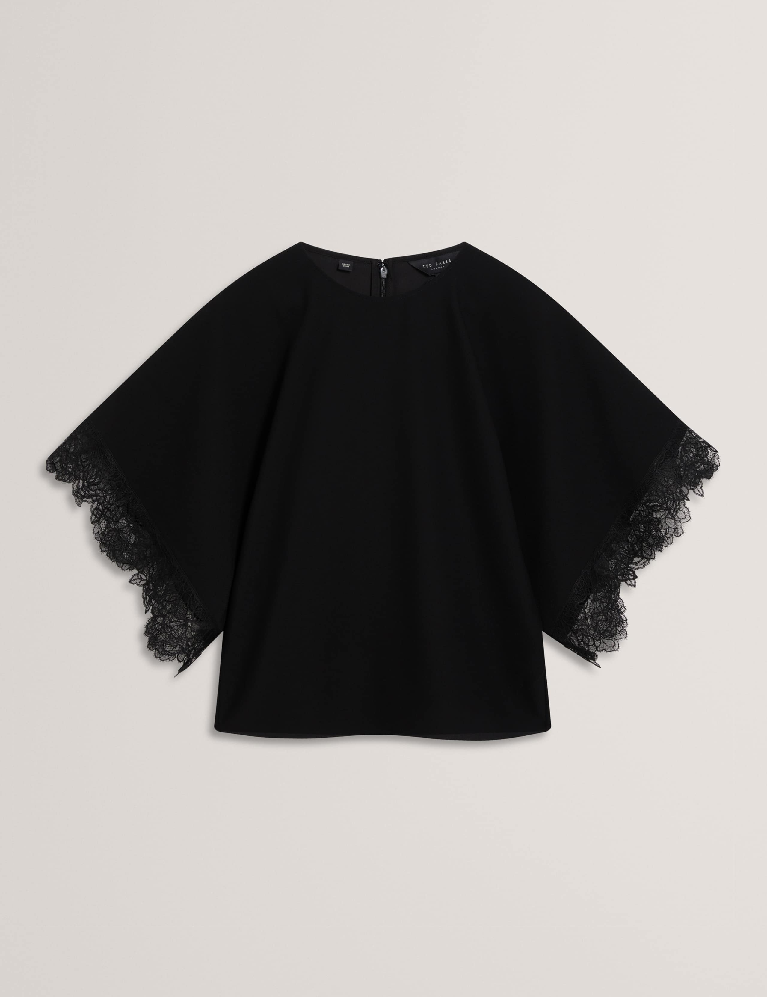 Lace Detail Batwing Top 2 of 7