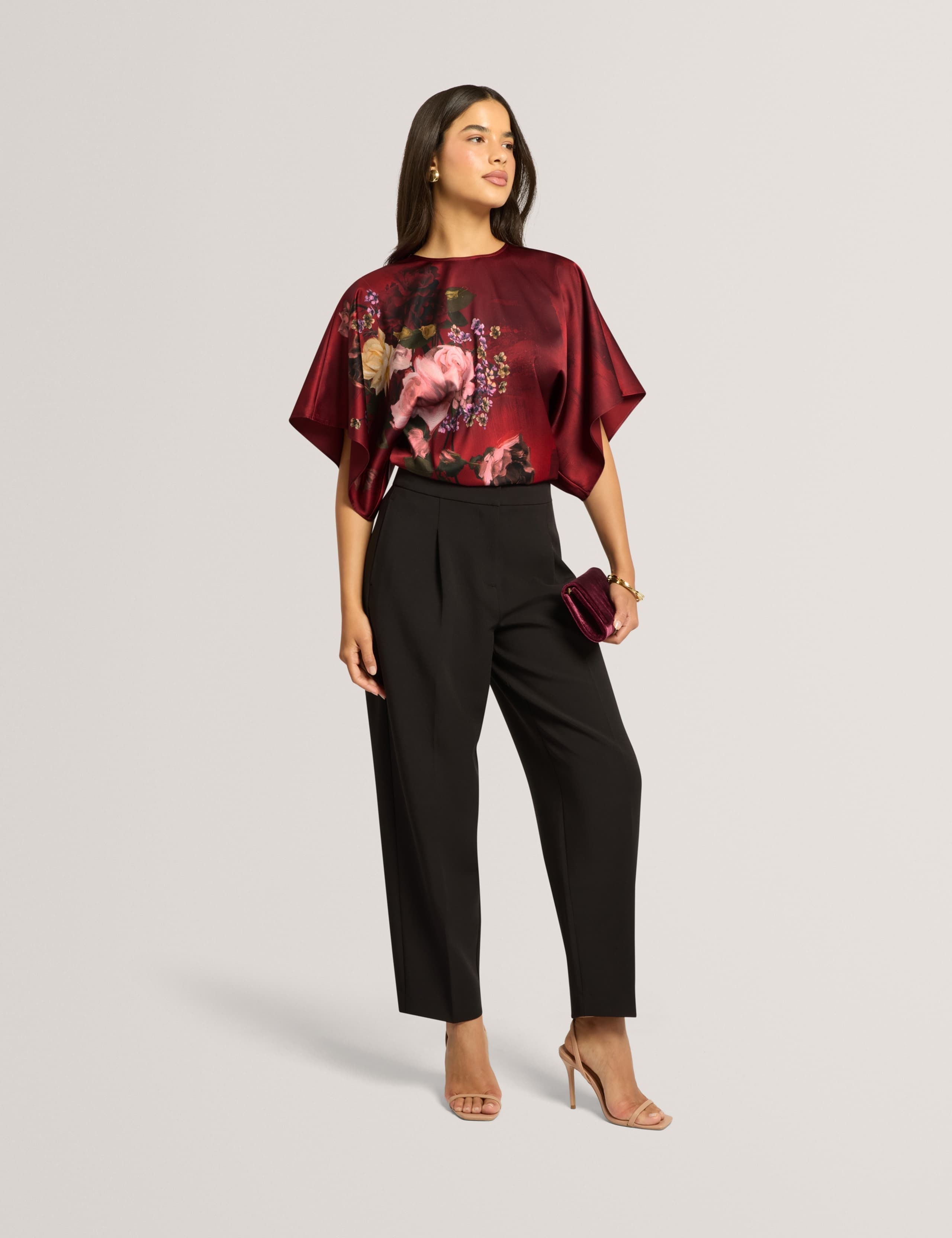 Printed Batwing Blouse 5 of 7