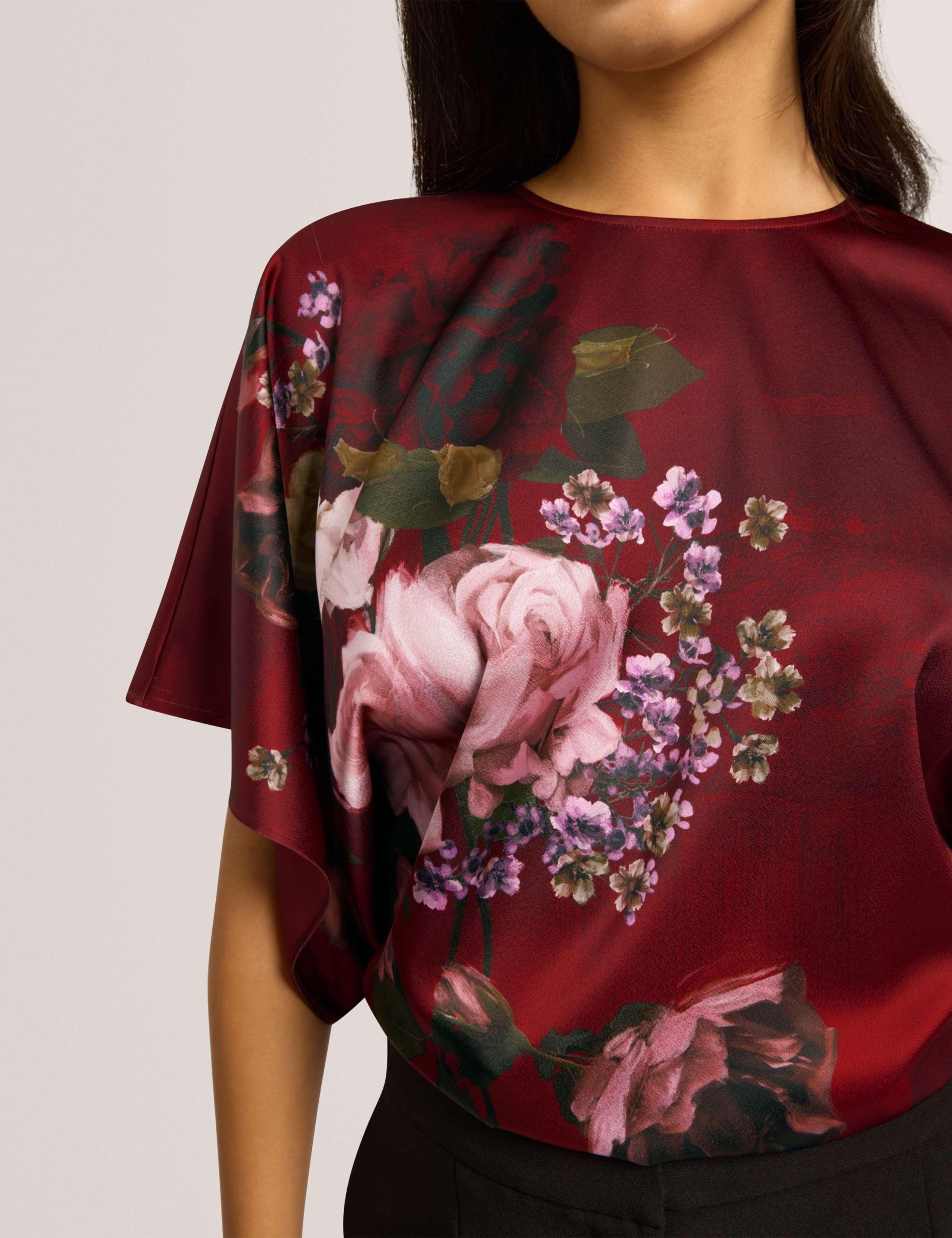 Printed Batwing Blouse 6 of 7
