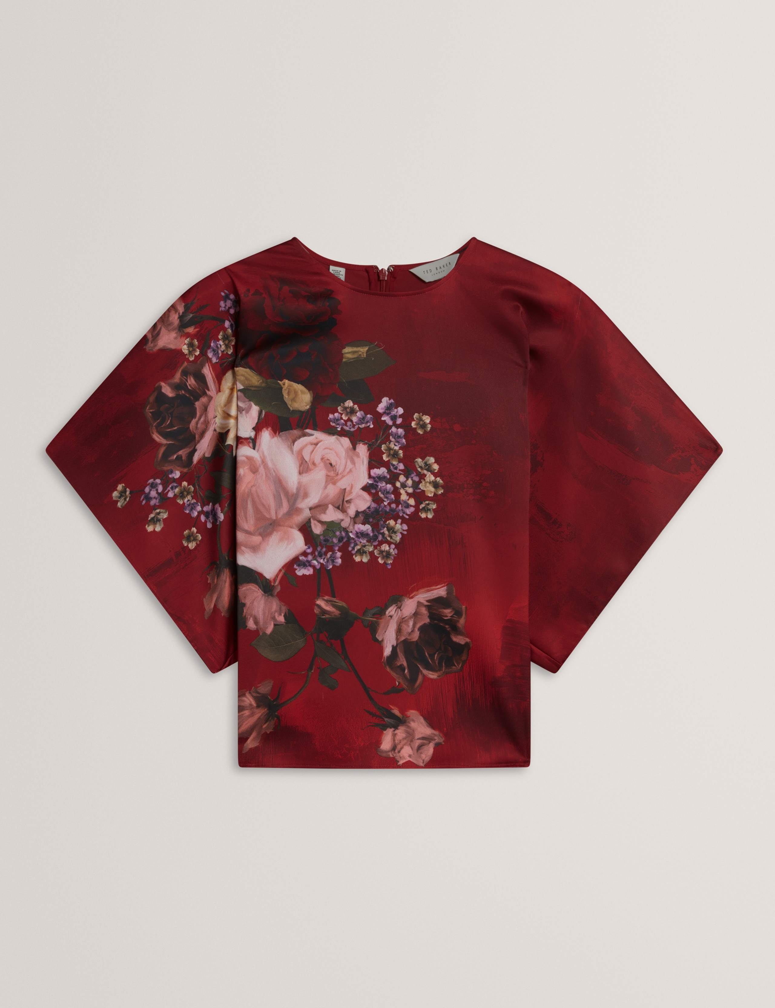 Printed Batwing Blouse 2 of 7