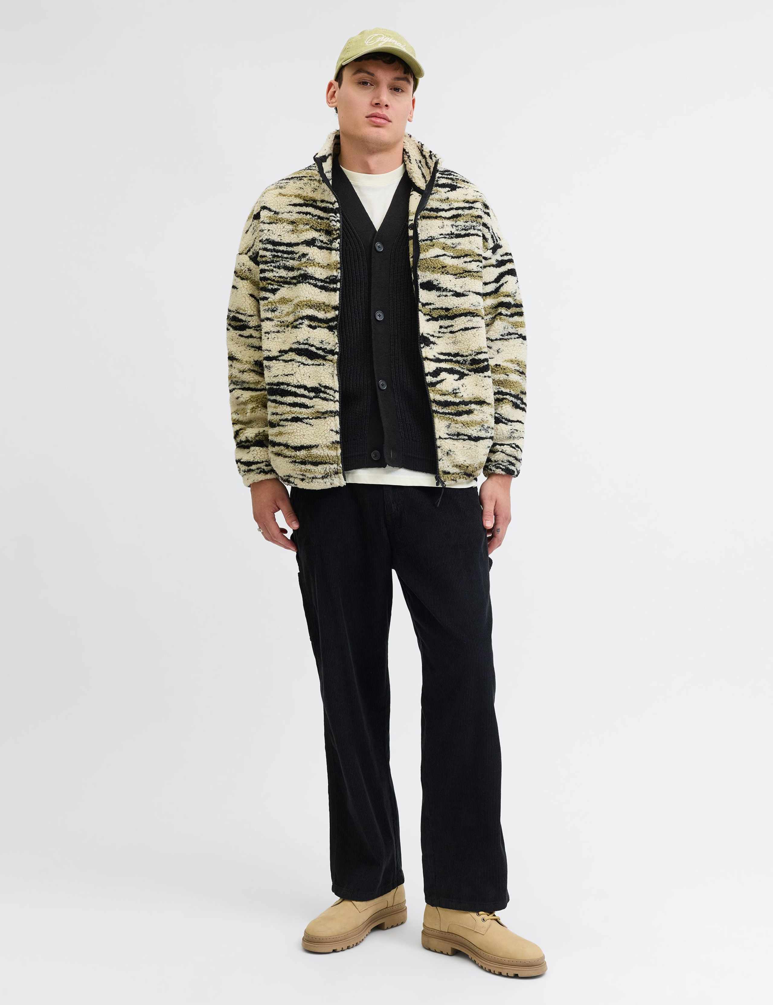 Cotton Blend V-Neck Cardigan 7 of 7