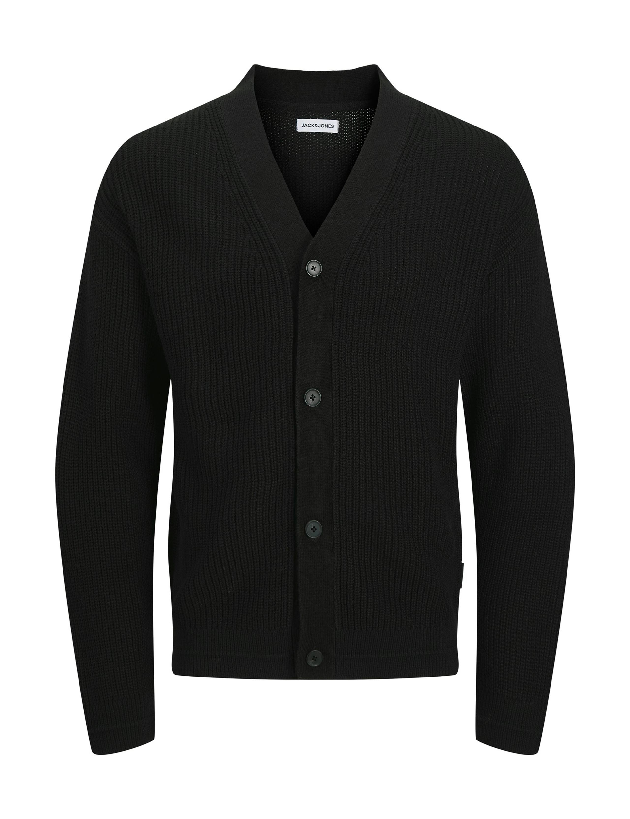 Cotton Blend V-Neck Cardigan 2 of 7