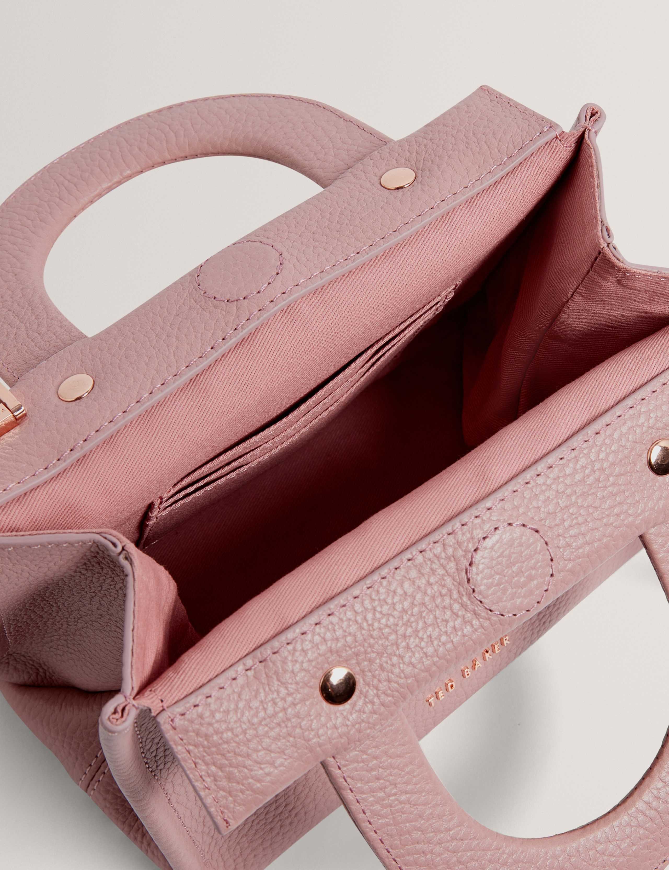 Leather Top Handle Tote Bag 3 of 5