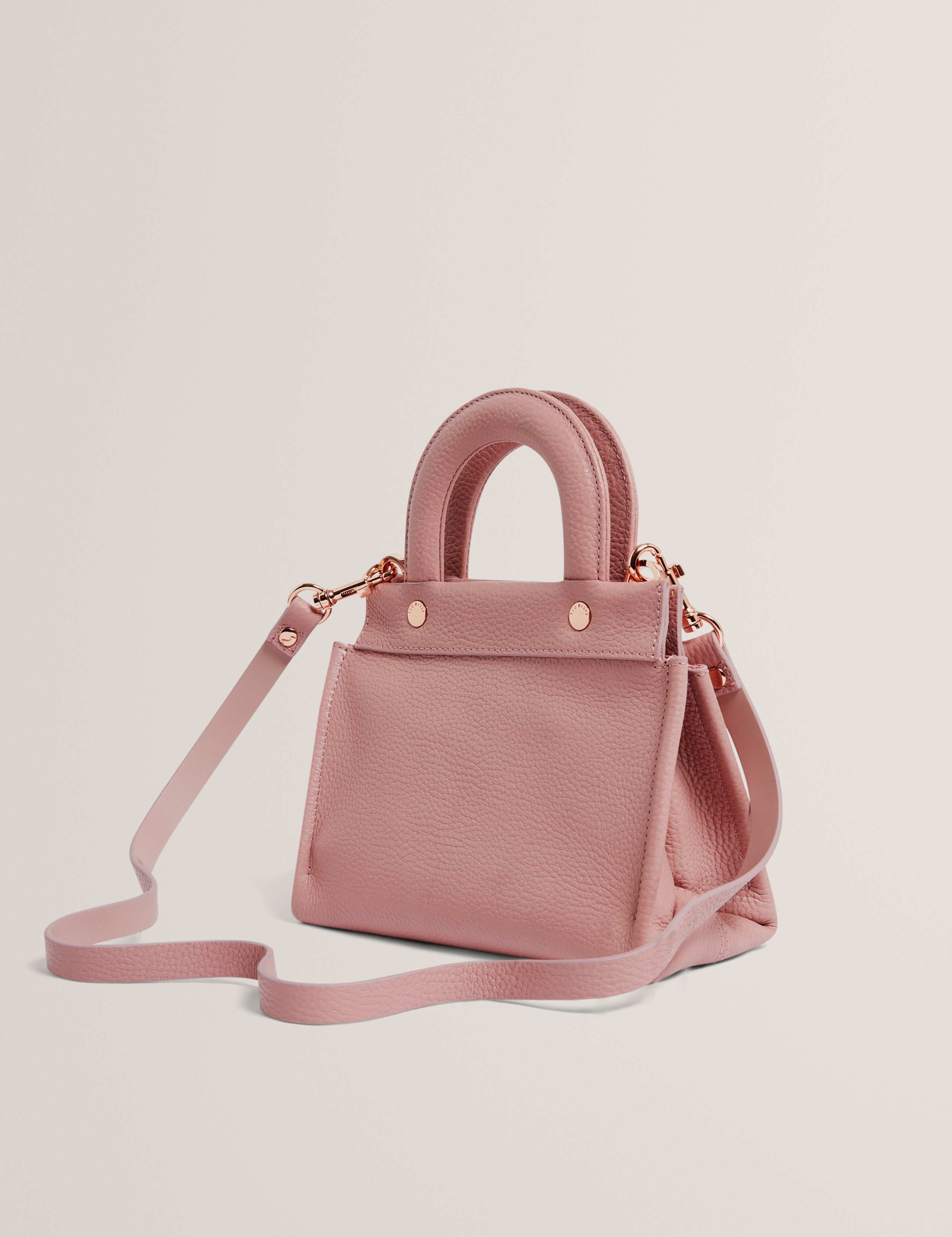 Leather Top Handle Tote Bag 4 of 5
