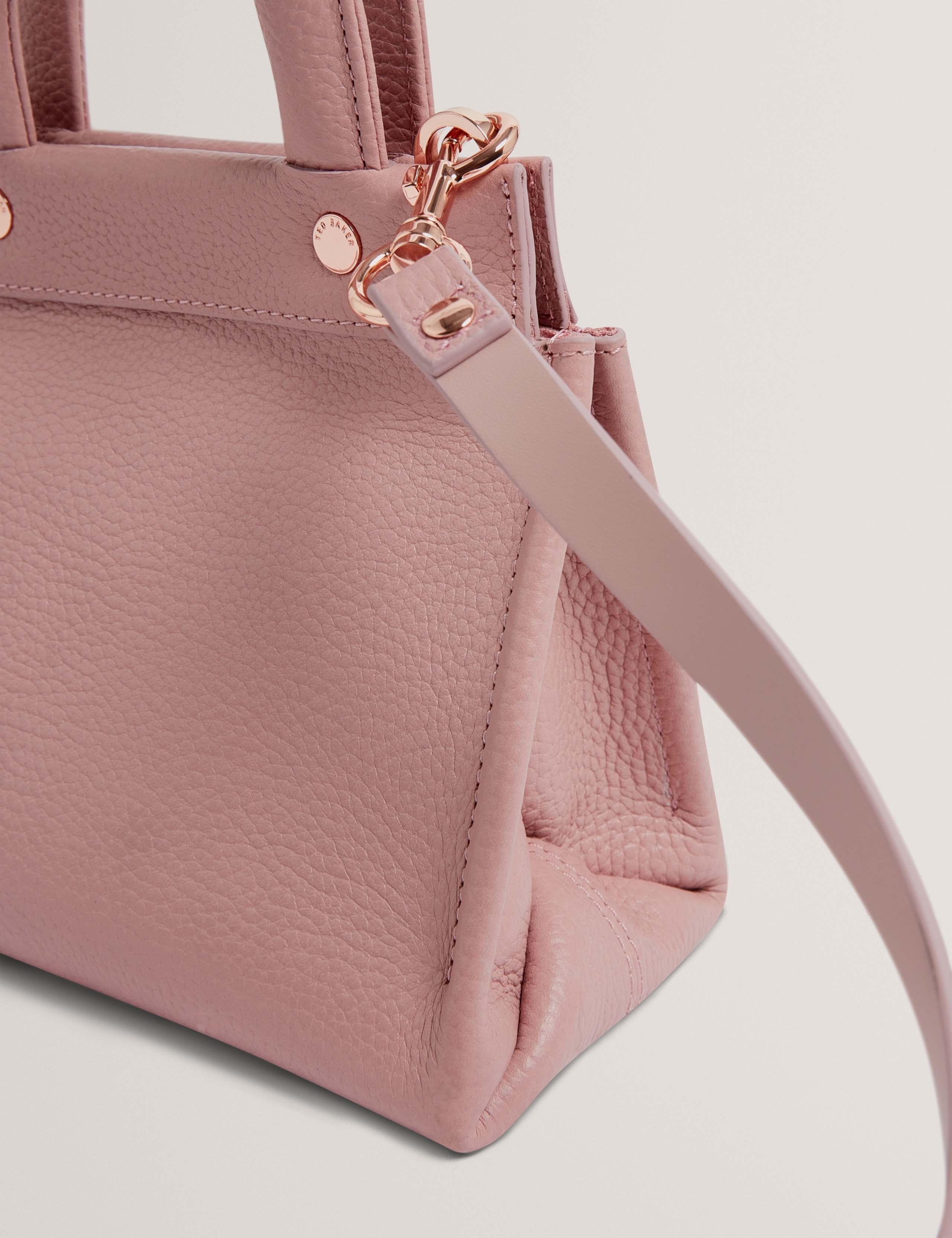 Leather Top Handle Tote Bag 5 of 5