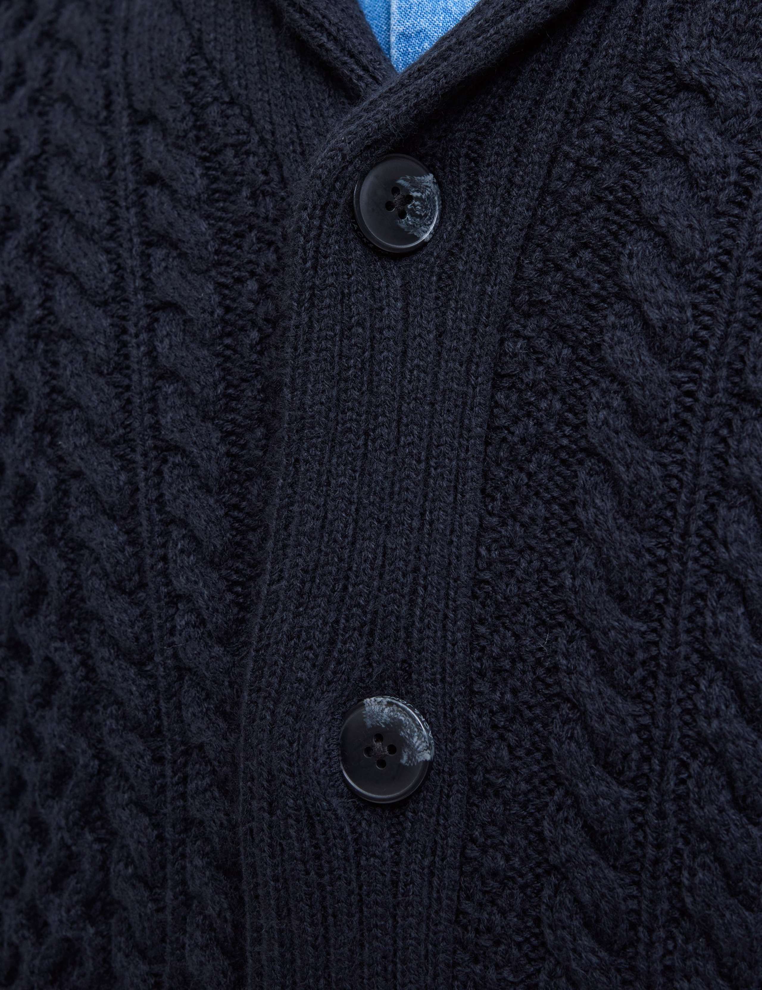 Cable Shawl Neck Cardigan 6 of 7