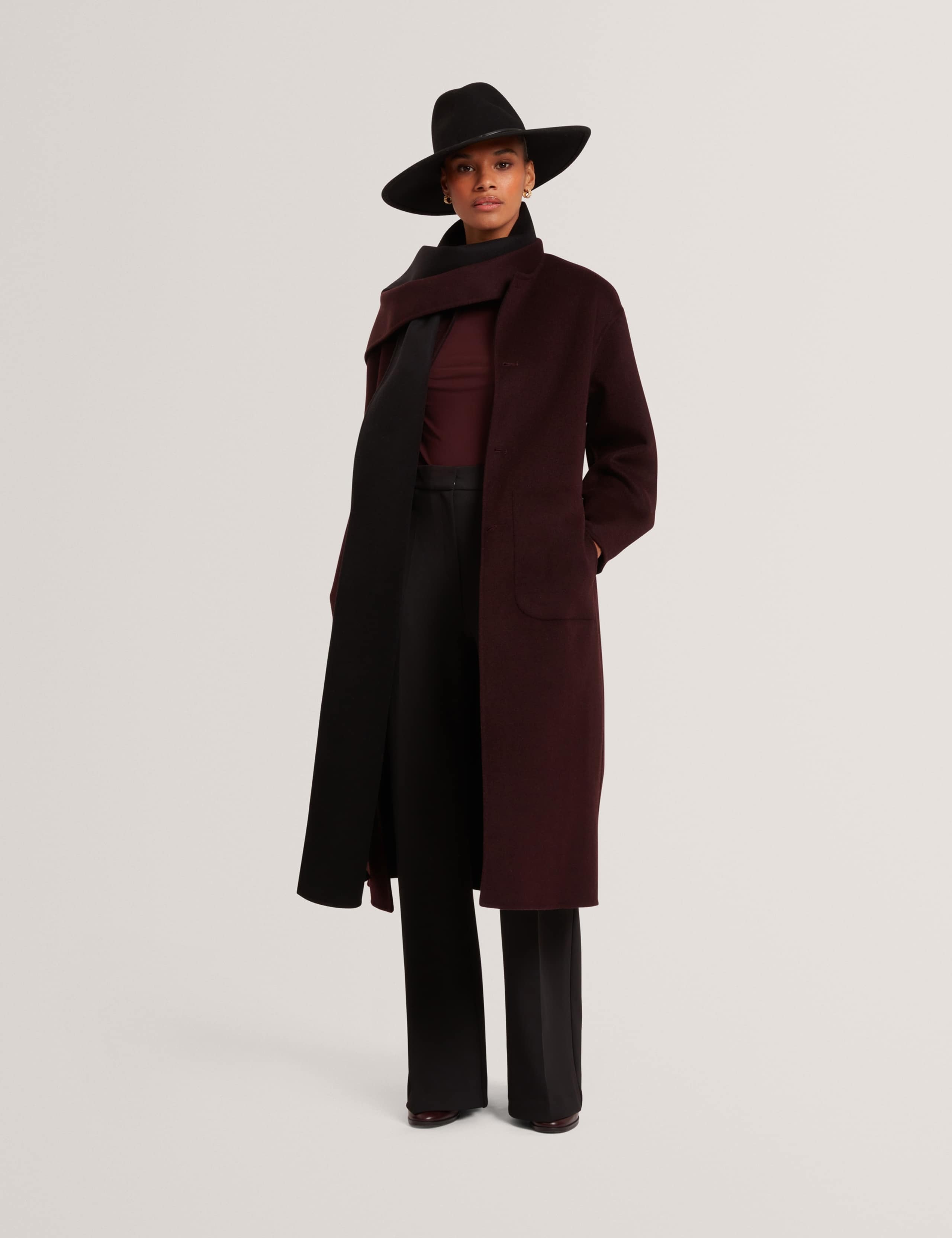 Wool Rich Reversible Longline Duster Coat 3 of 7