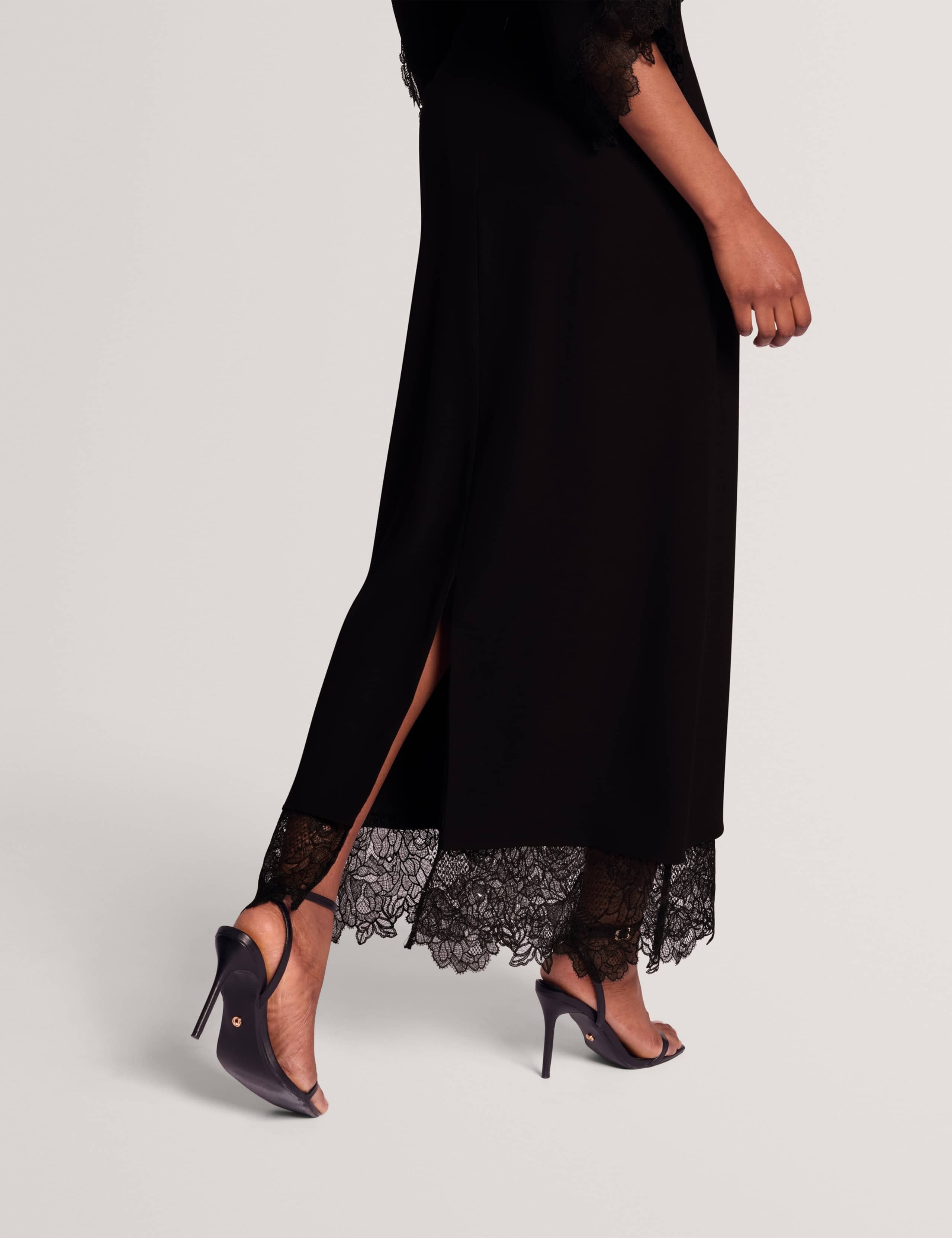 Lace Detail Maxi Pencil Skirt 6 of 7