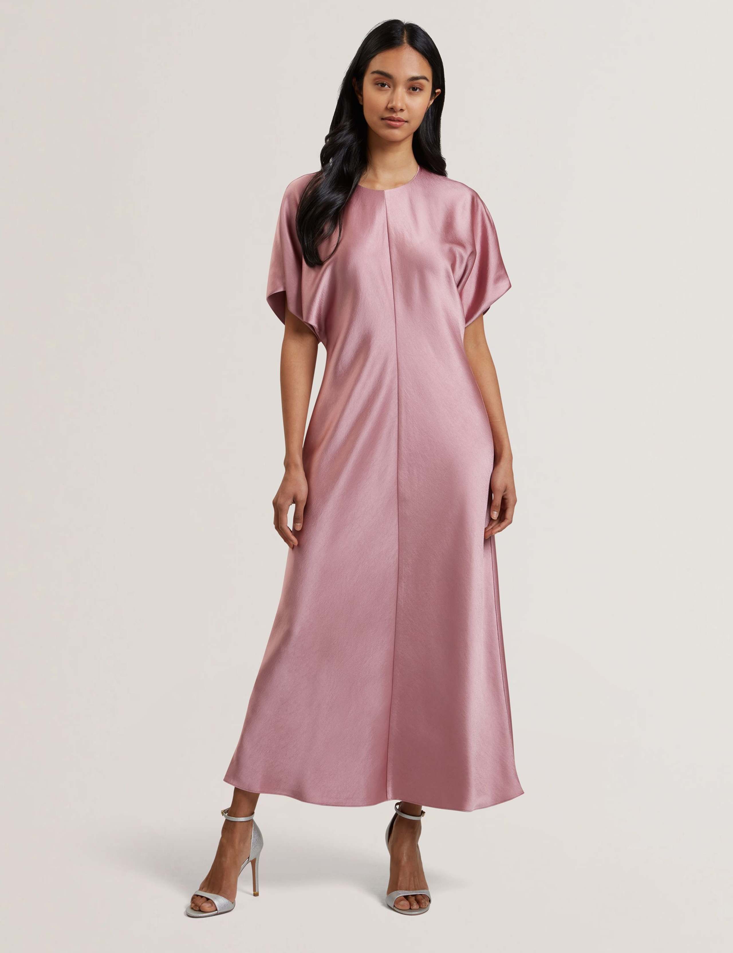 Round Neck Midi Column Dress 1 of 5