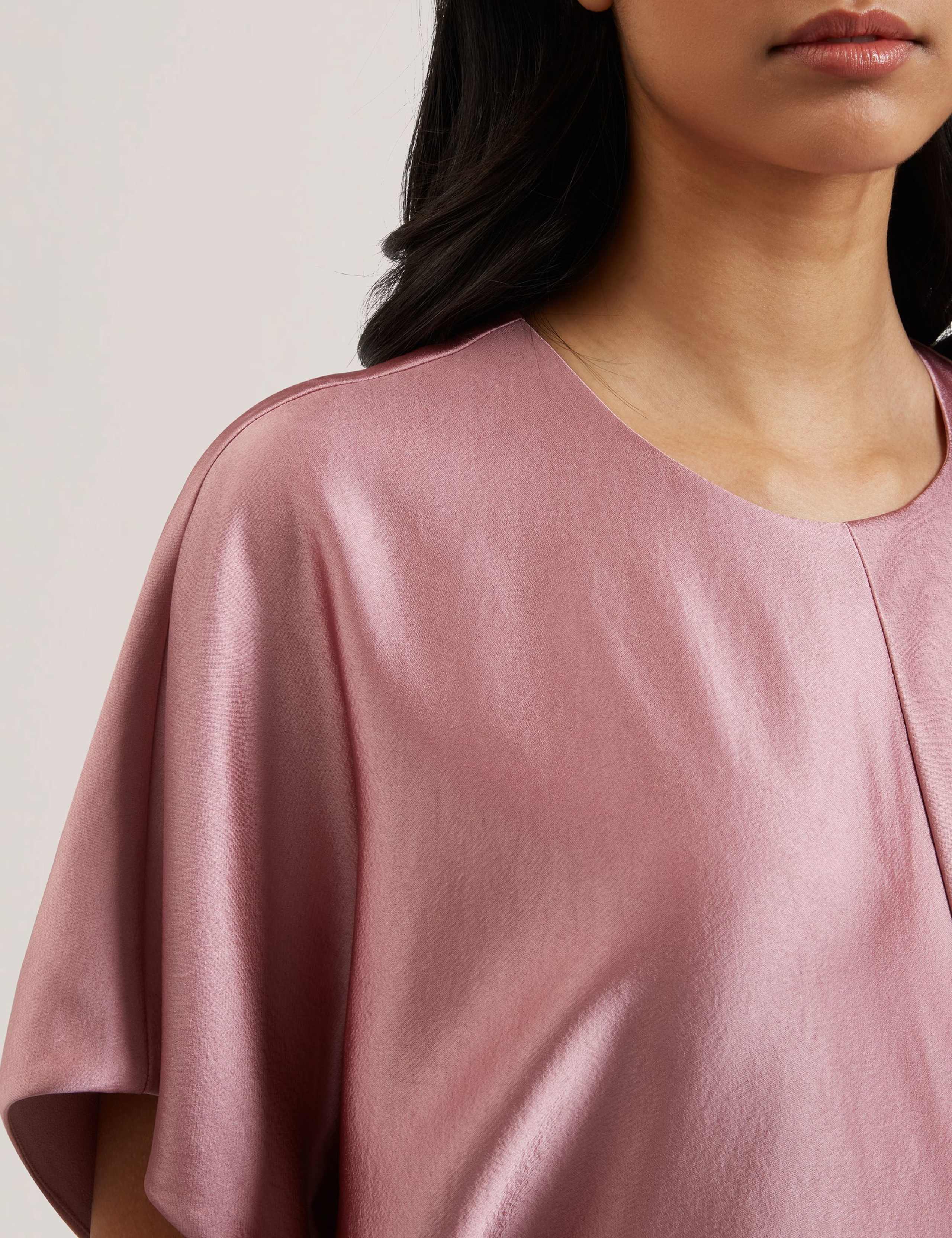 Round Neck Midi Column Dress 4 of 5