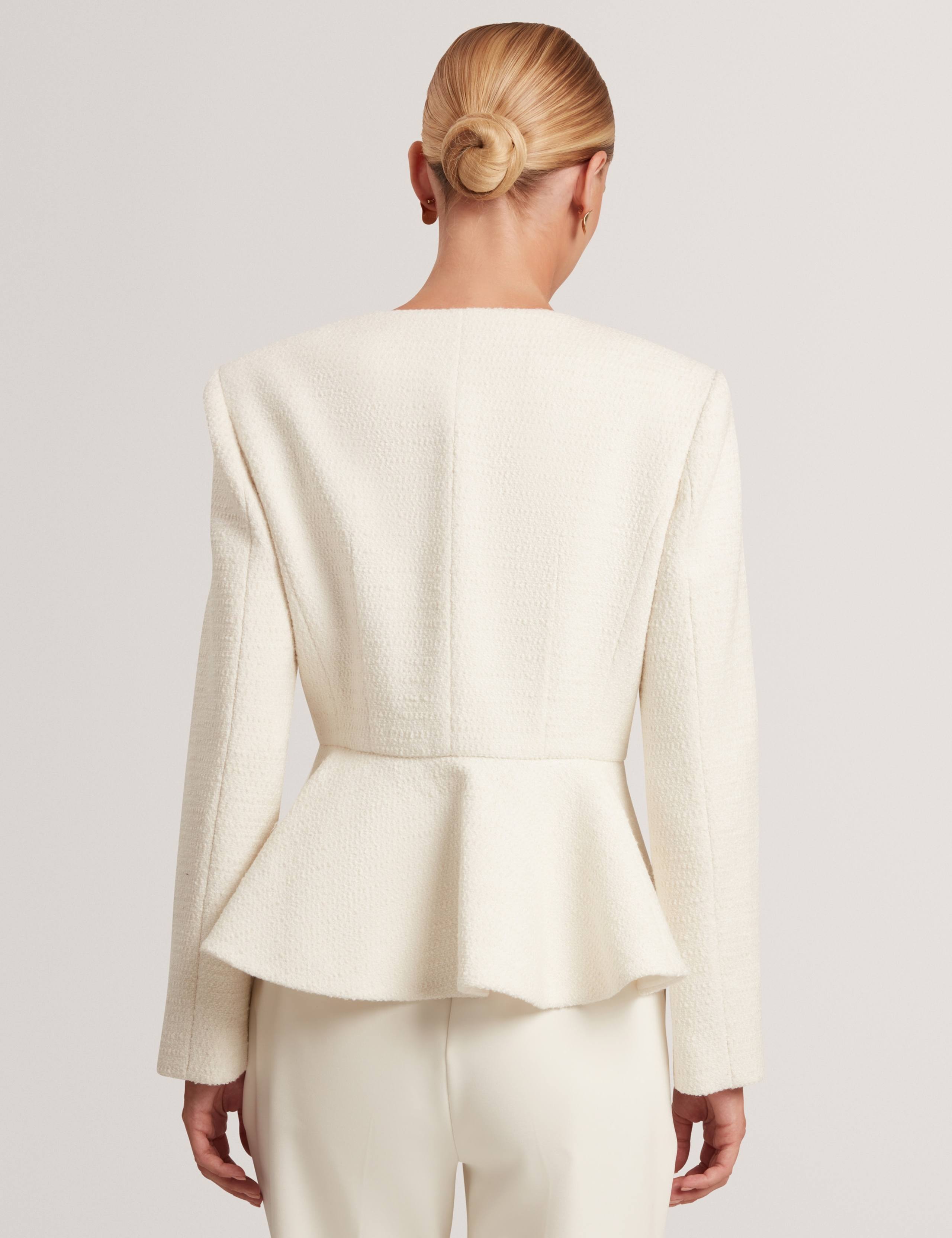 Tailored Peplum Jacket with Wool 4 of 7