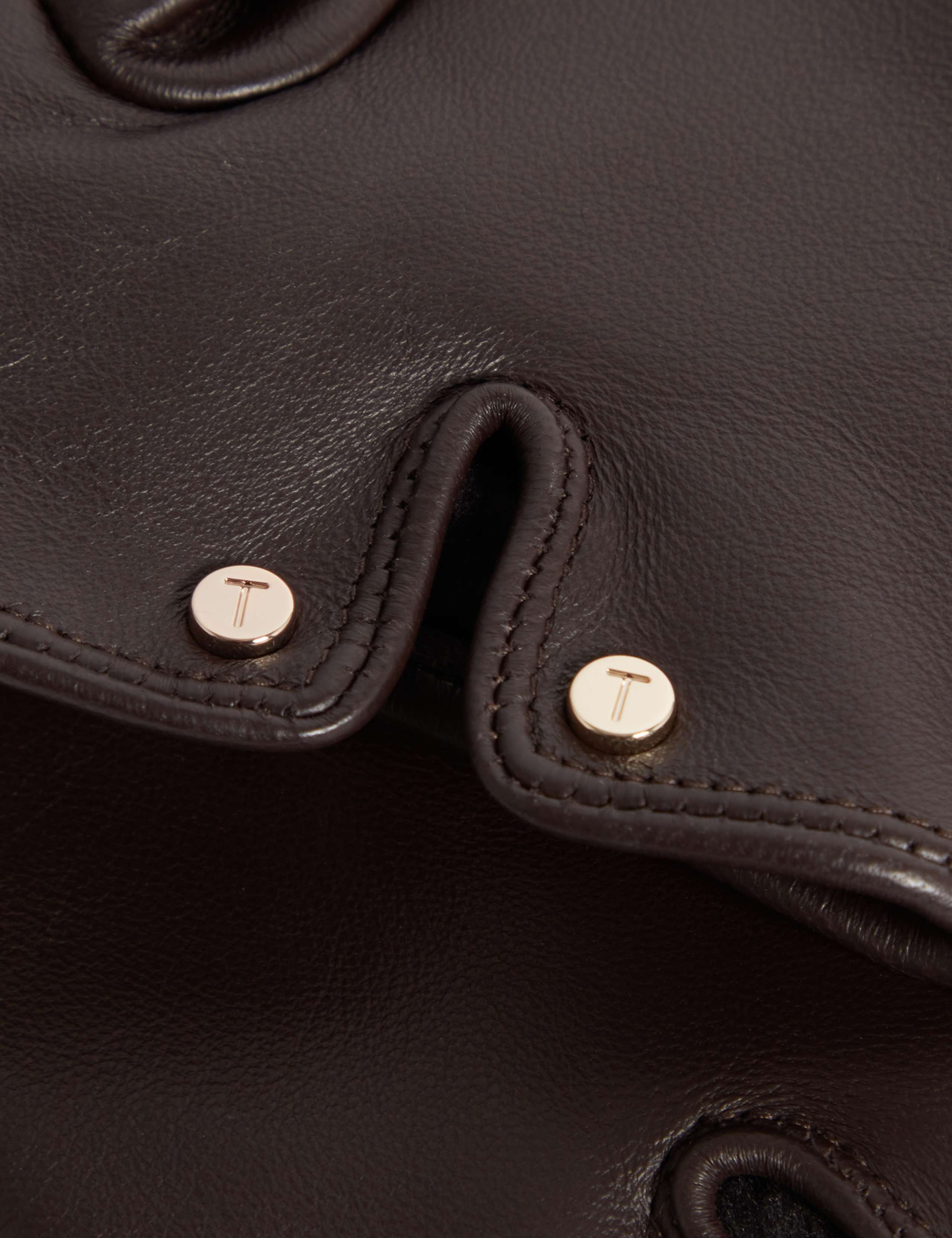 Leather Biker Gloves 3 of 4