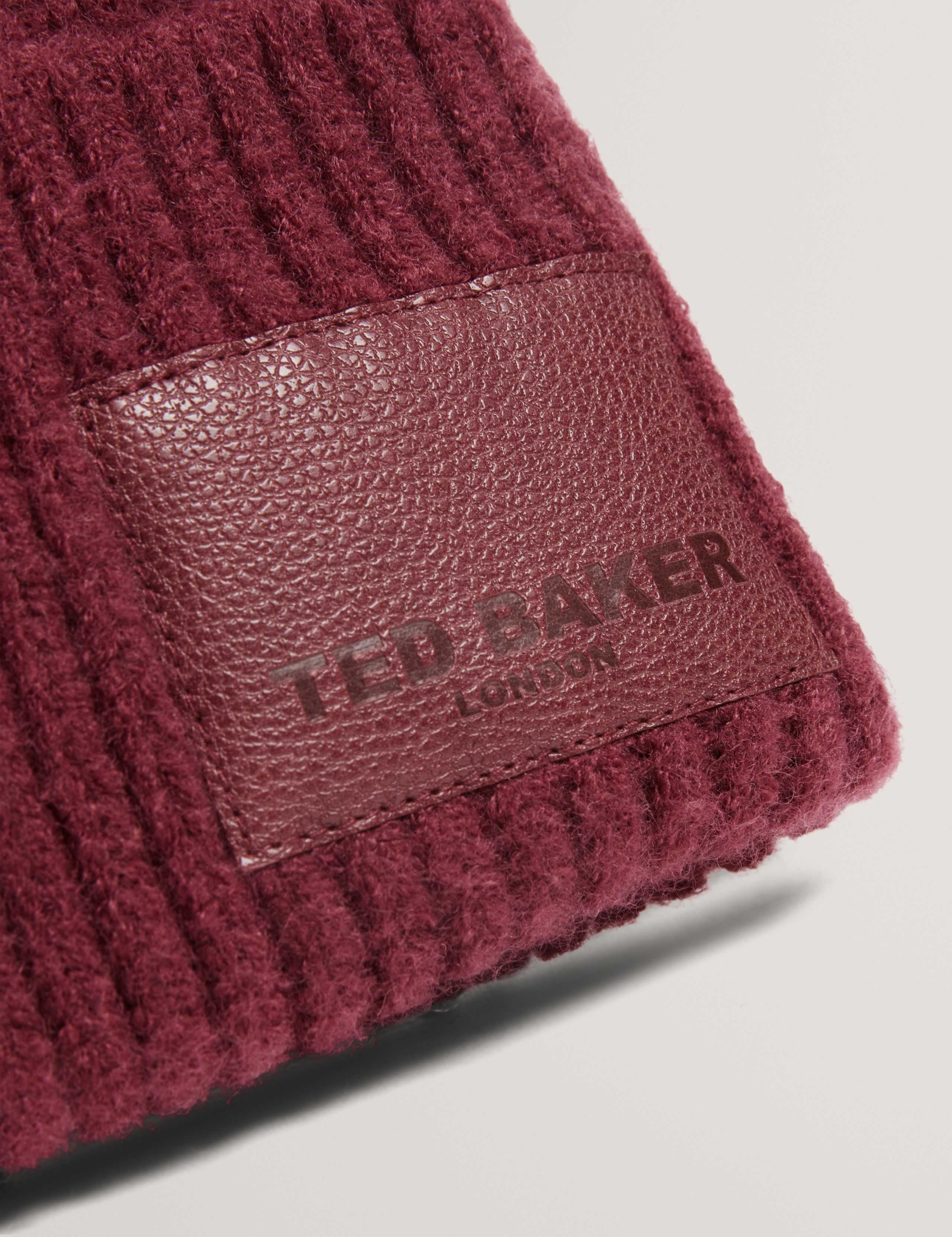 Knitted Faux Fur Pom Beanie Hat 4 of 4