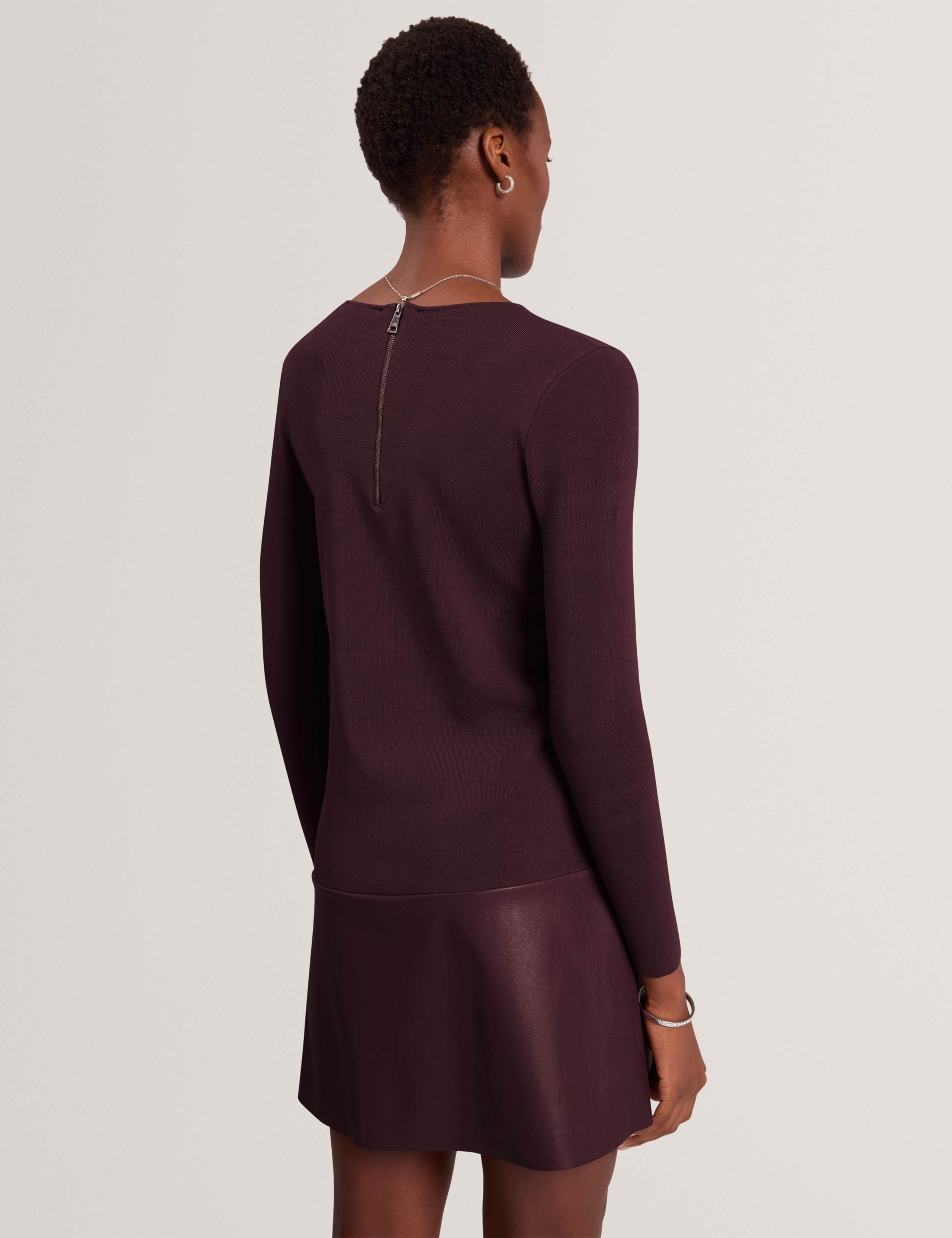 Round Neck Mini Waisted Dress 4 of 7