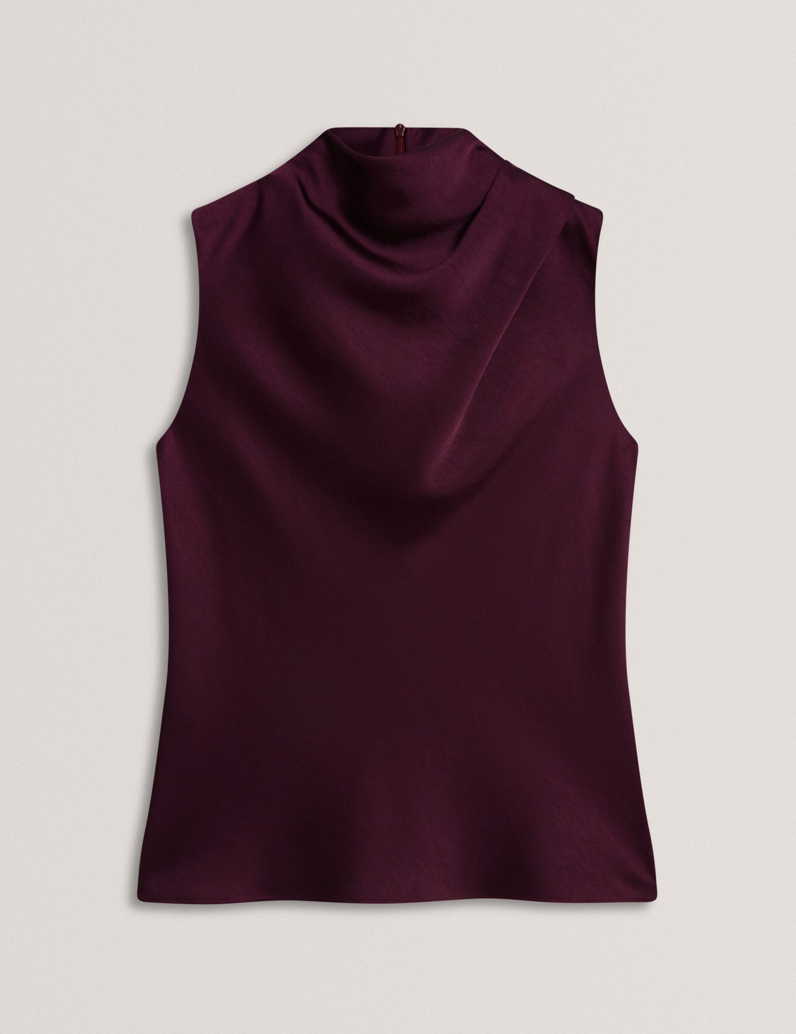 Cotton Rich Draped Cowl Neck Top 2 of 7
