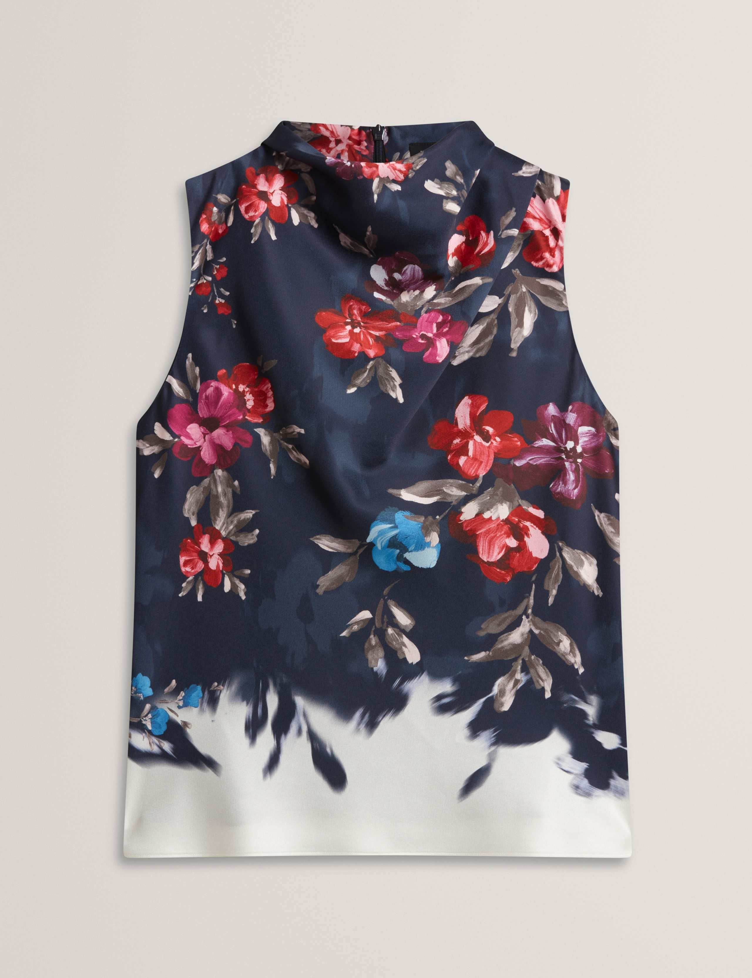 Floral Cowl Neck Blouse 2 of 7