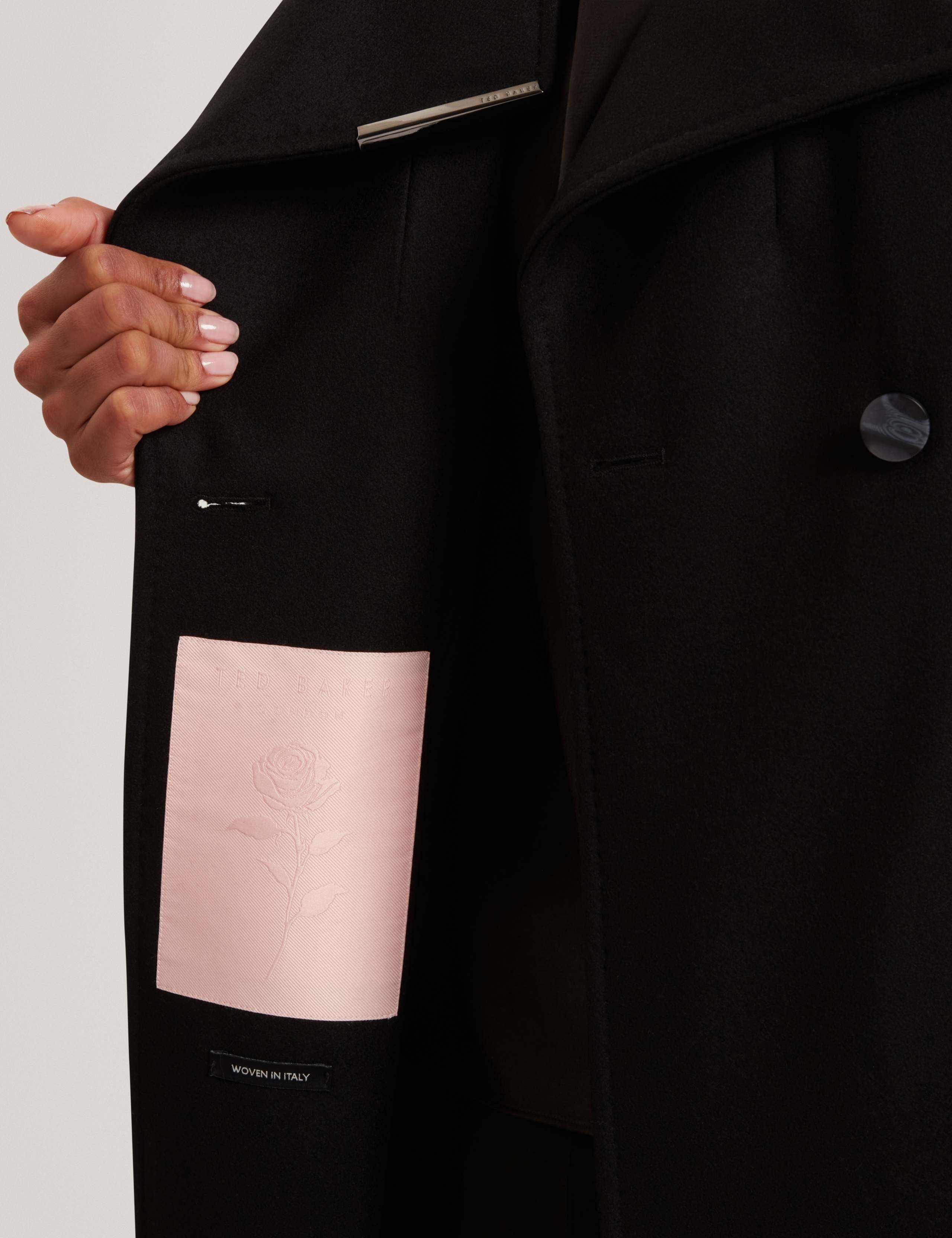 Wool Rich Belted Longline Wrap Coat 5 of 6