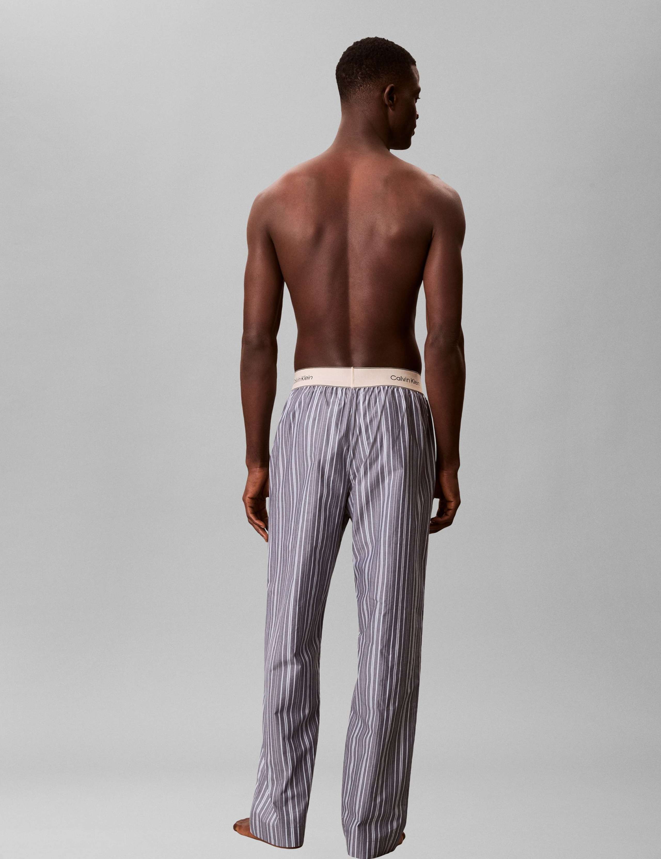 Pure Cotton Poplin Striped Pyjama Bottoms 3 of 4