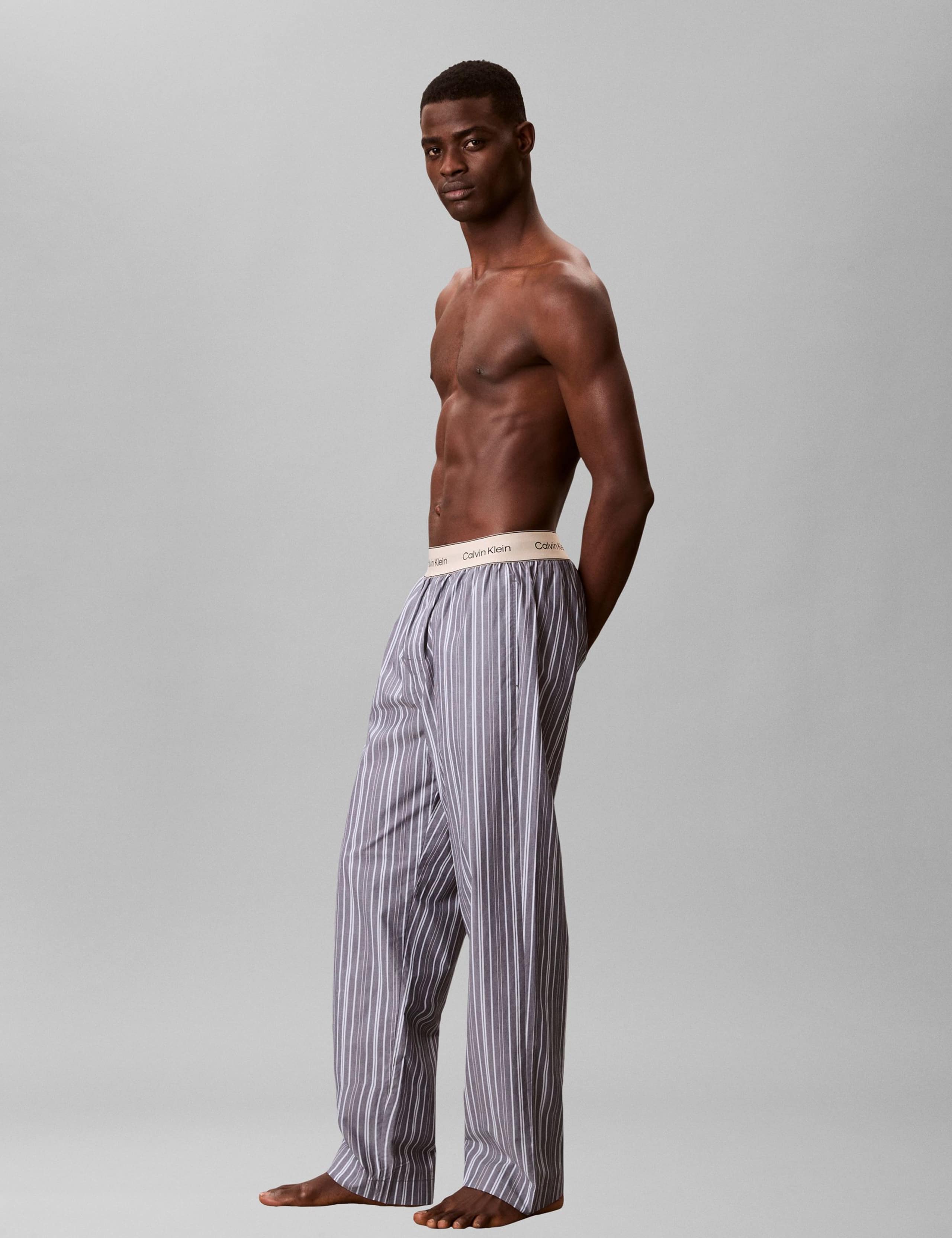 Pure Cotton Poplin Striped Pyjama Bottoms 4 of 4