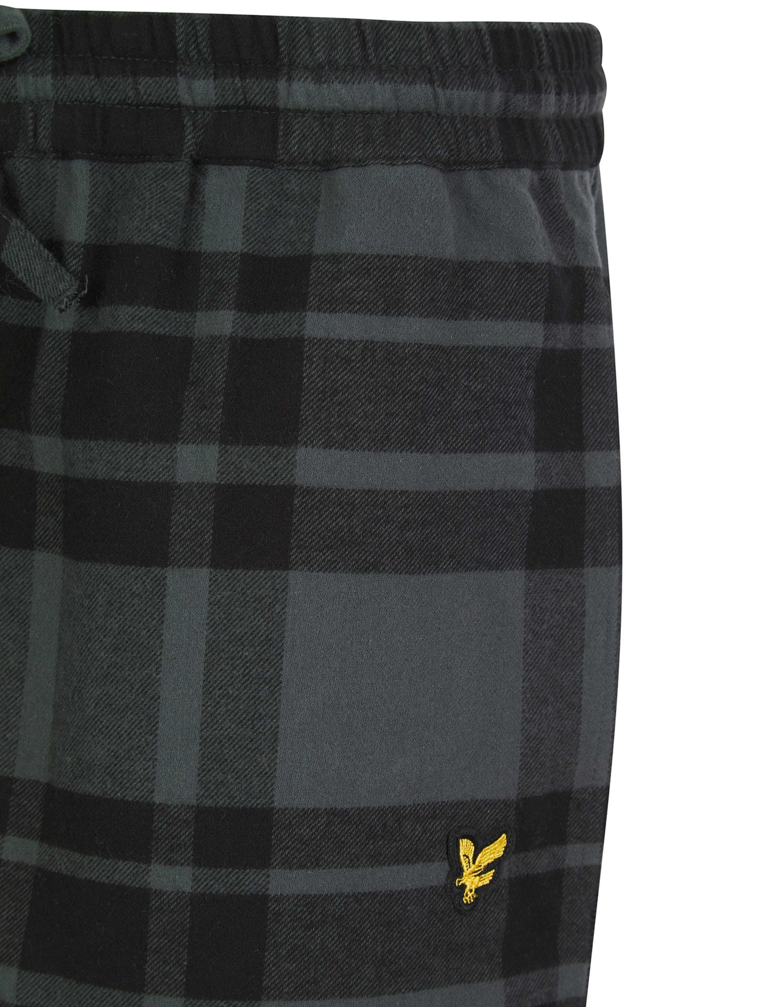 Pure Cotton Checked Pyjama Set 2 of 7