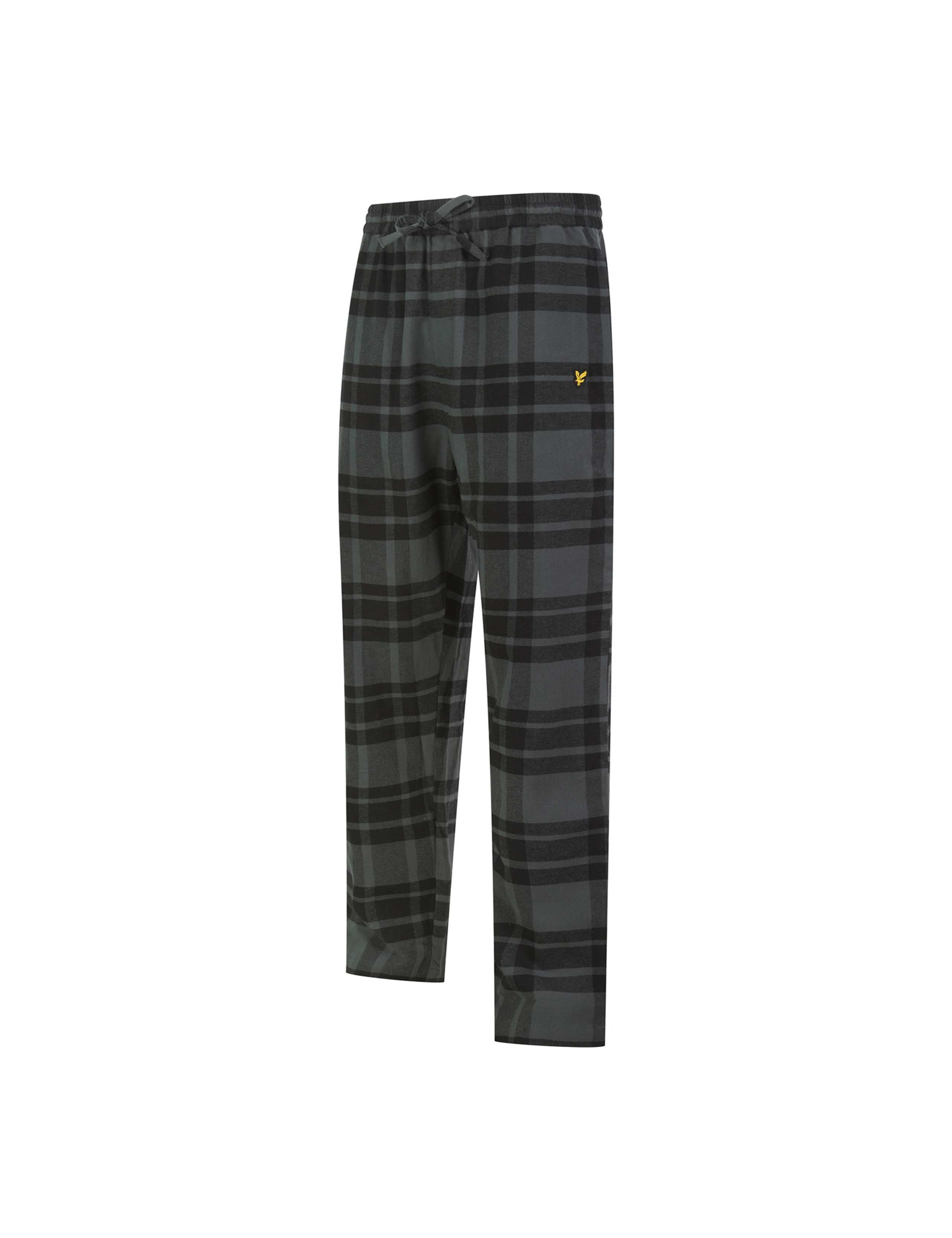 Pure Cotton Checked Pyjama Set 4 of 7