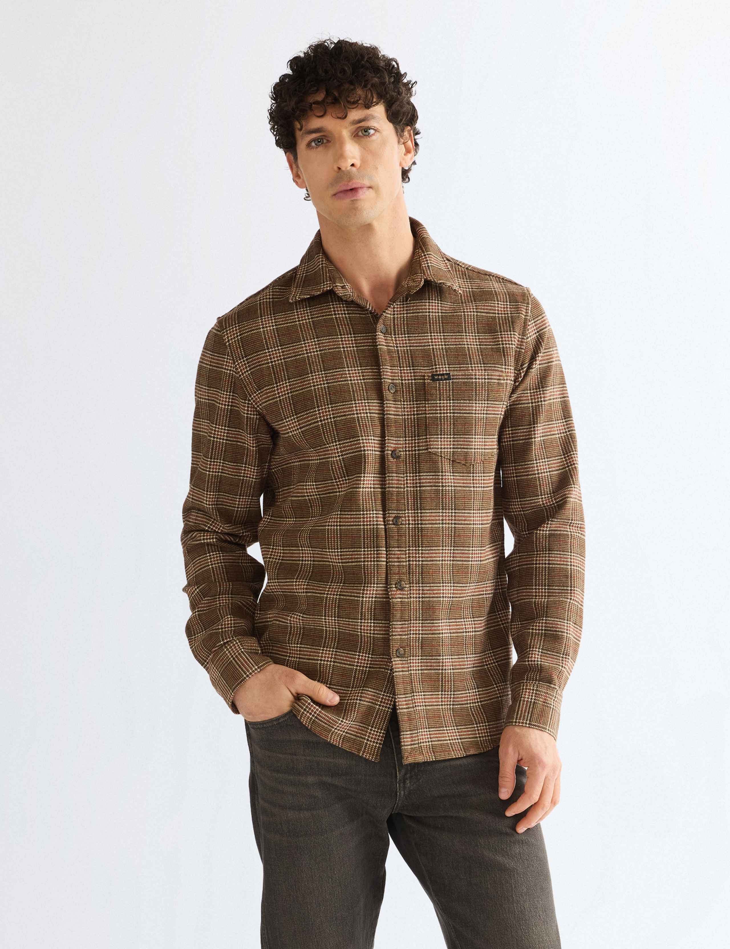 Regular Fit Pure Cotton Checked Shirt 6 of 6