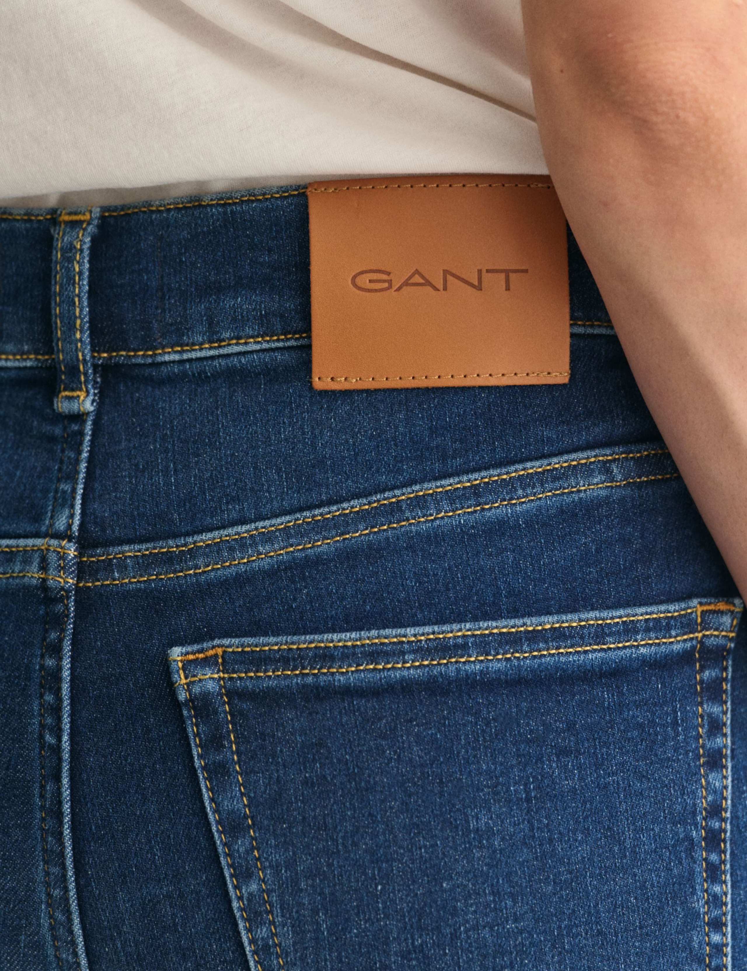 Mid Rise Slim Fit Ankle Grazer Jeans 3 of 5