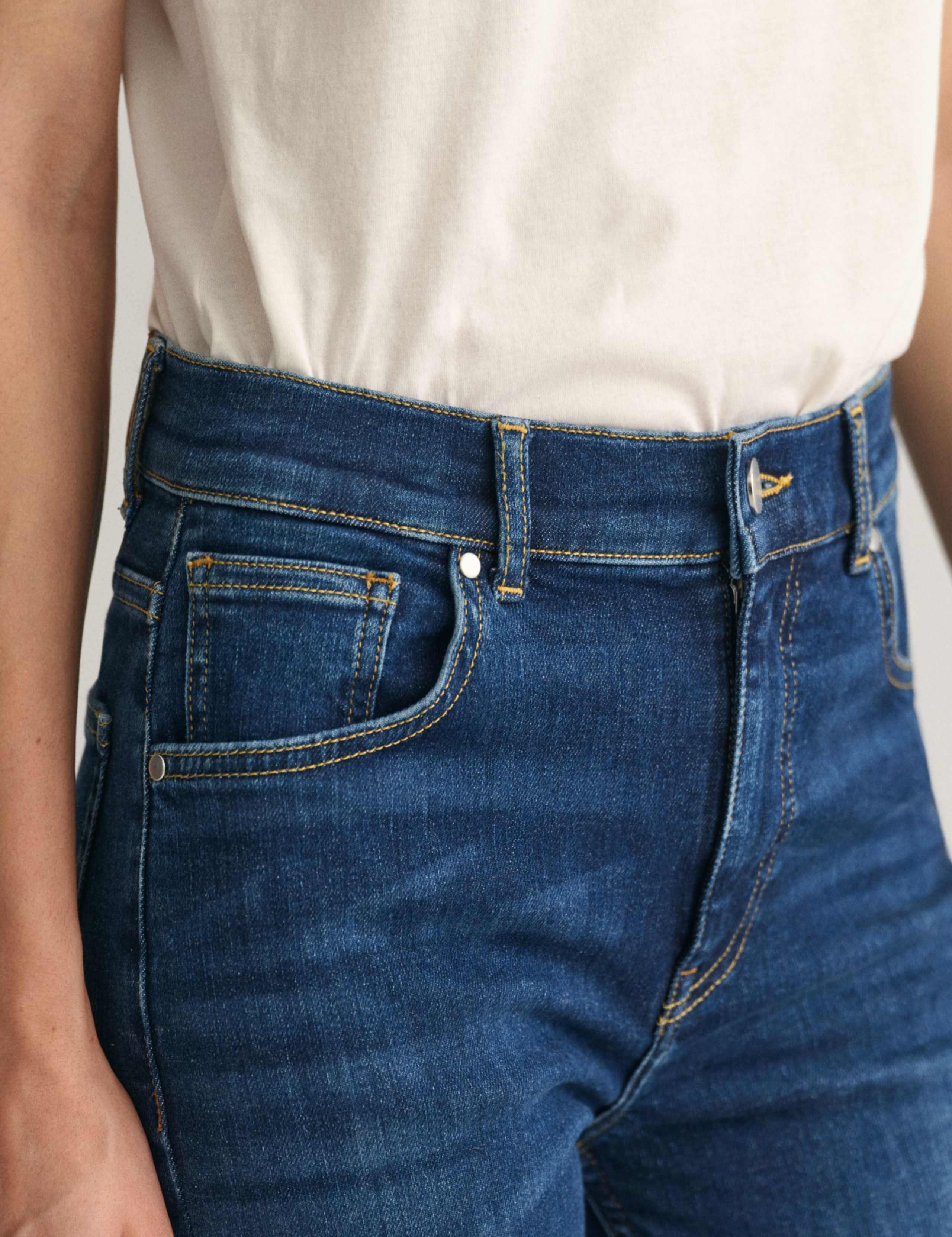 Mid Rise Slim Fit Ankle Grazer Jeans 5 of 5