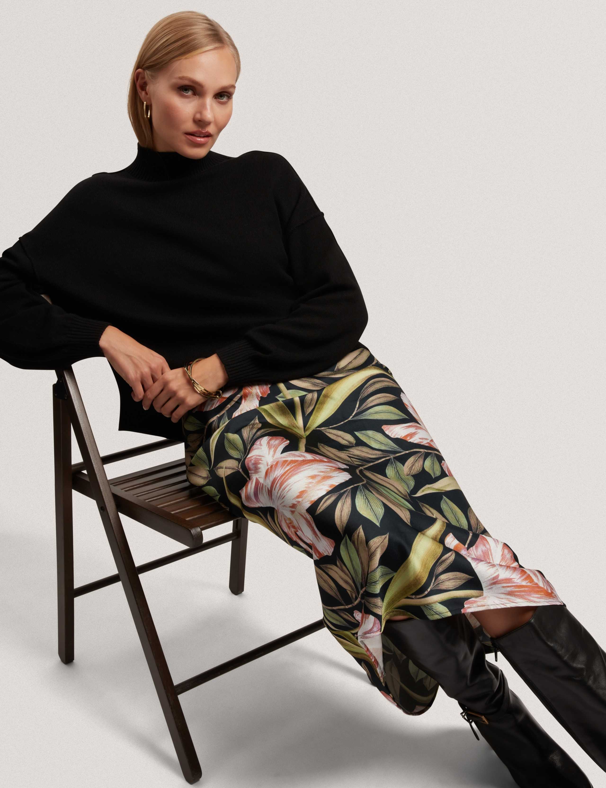 2 in 1 Jumper With Floral Print Slip Dress 3 of 7