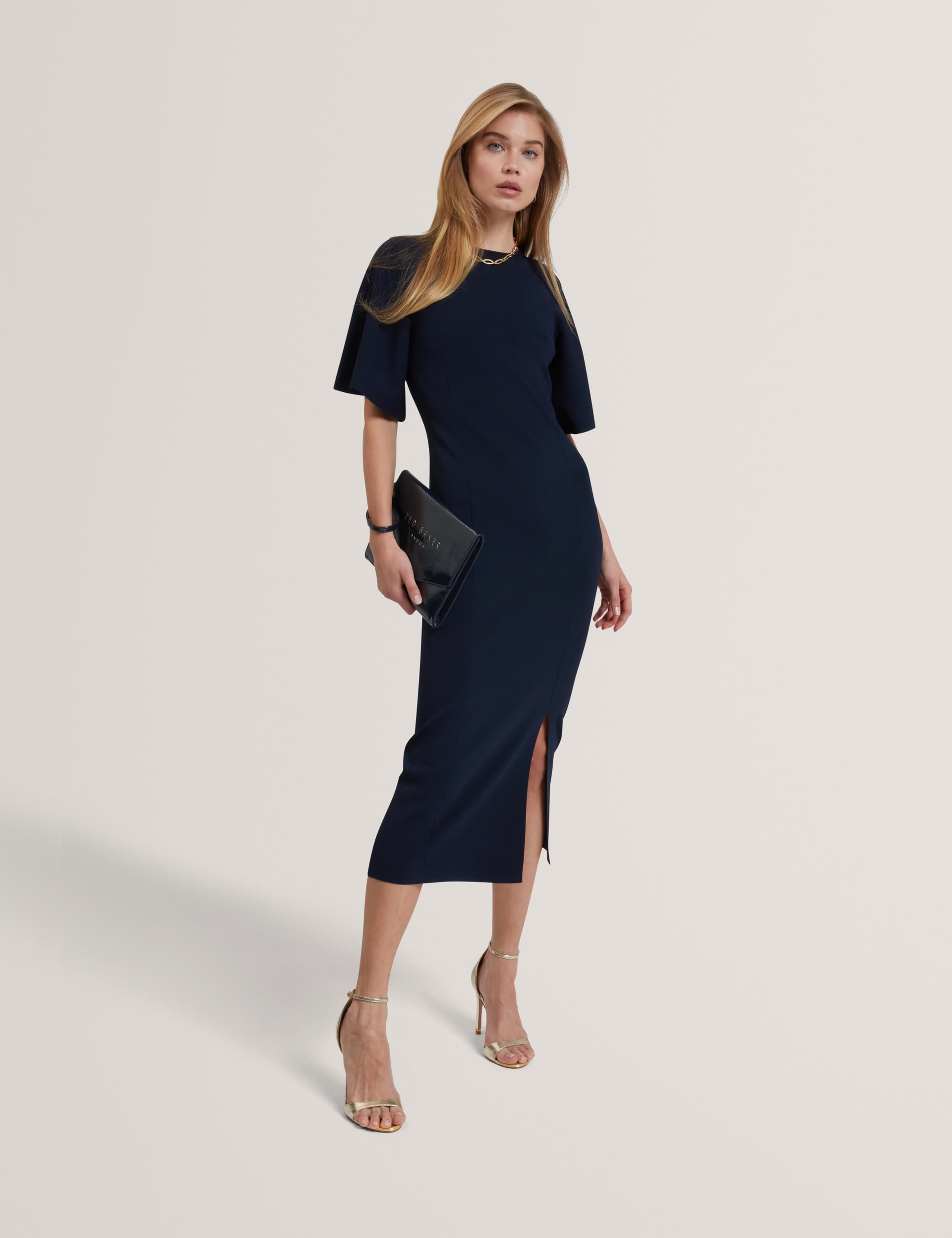 Knitted Maxi Bodycon Dress 1 of 6