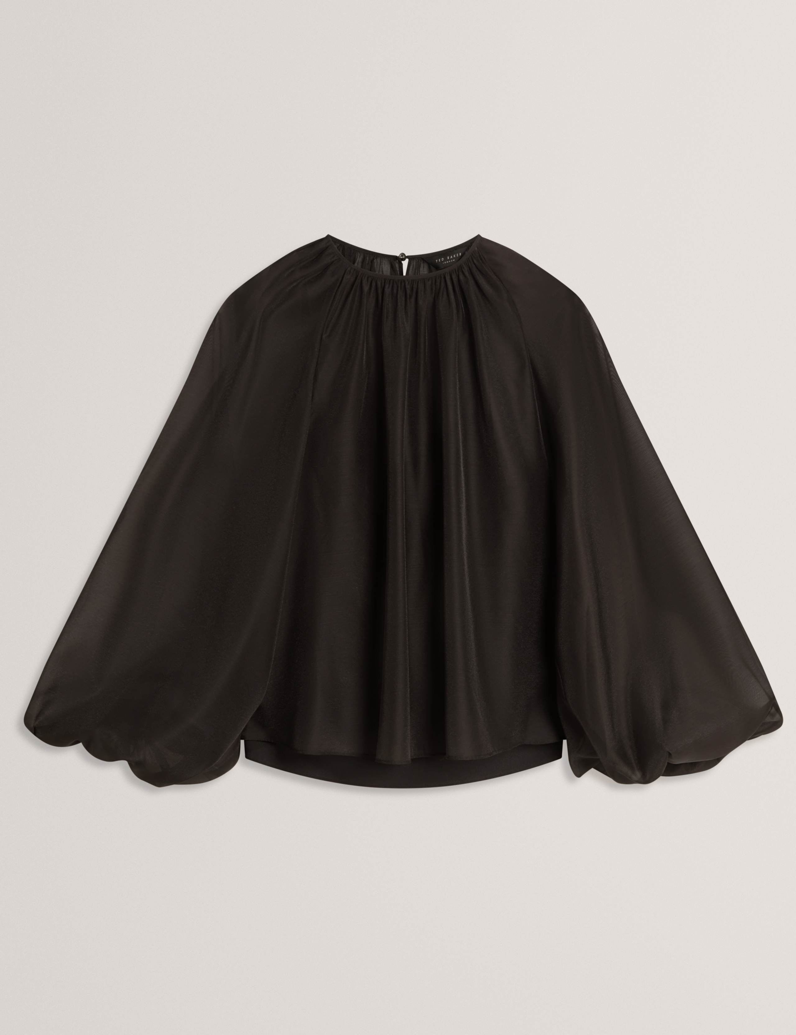 Organza Puff Sleeve Blouse 2 of 6