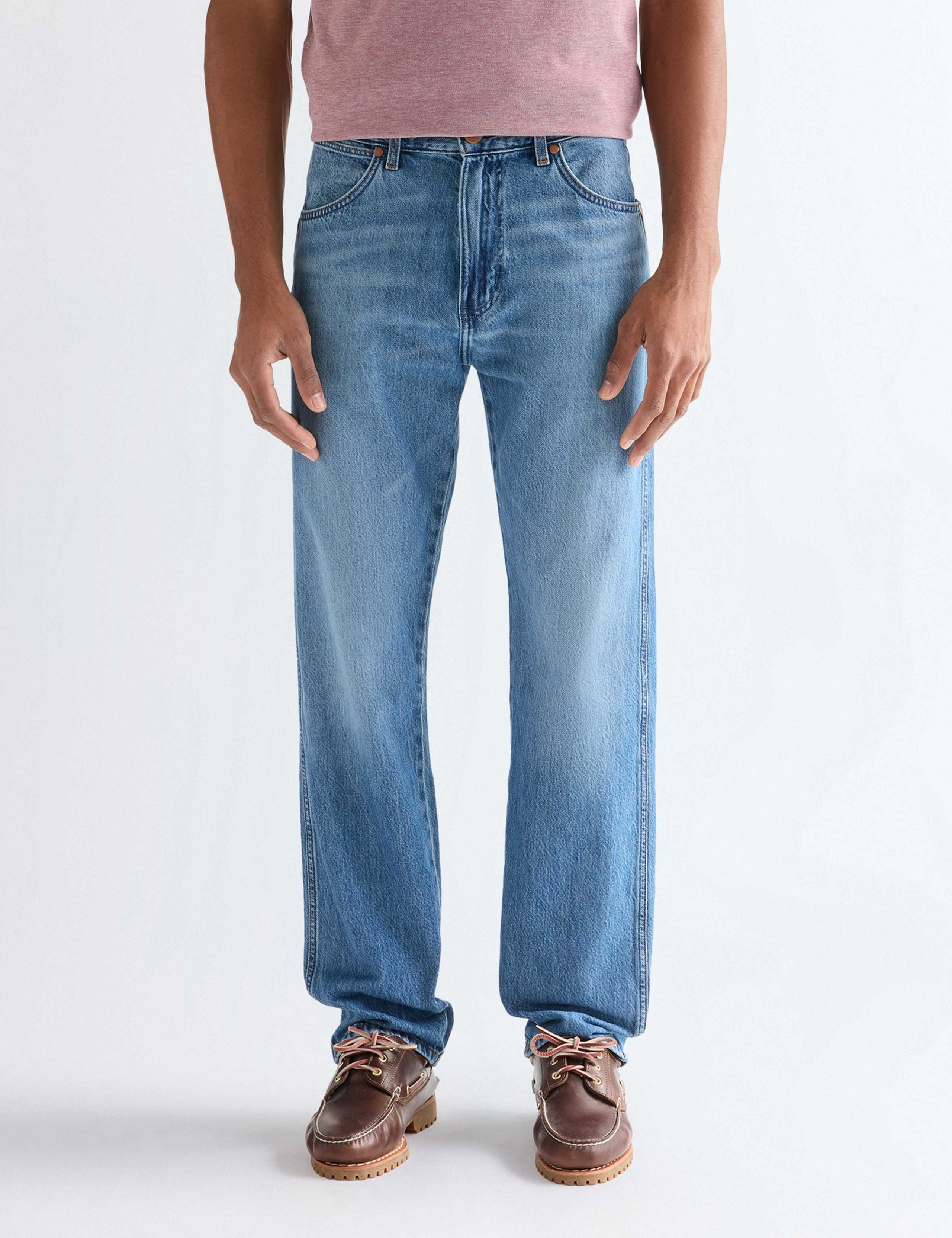 Frontier Regular Fit Pure Cotton Jeans 4 of 5